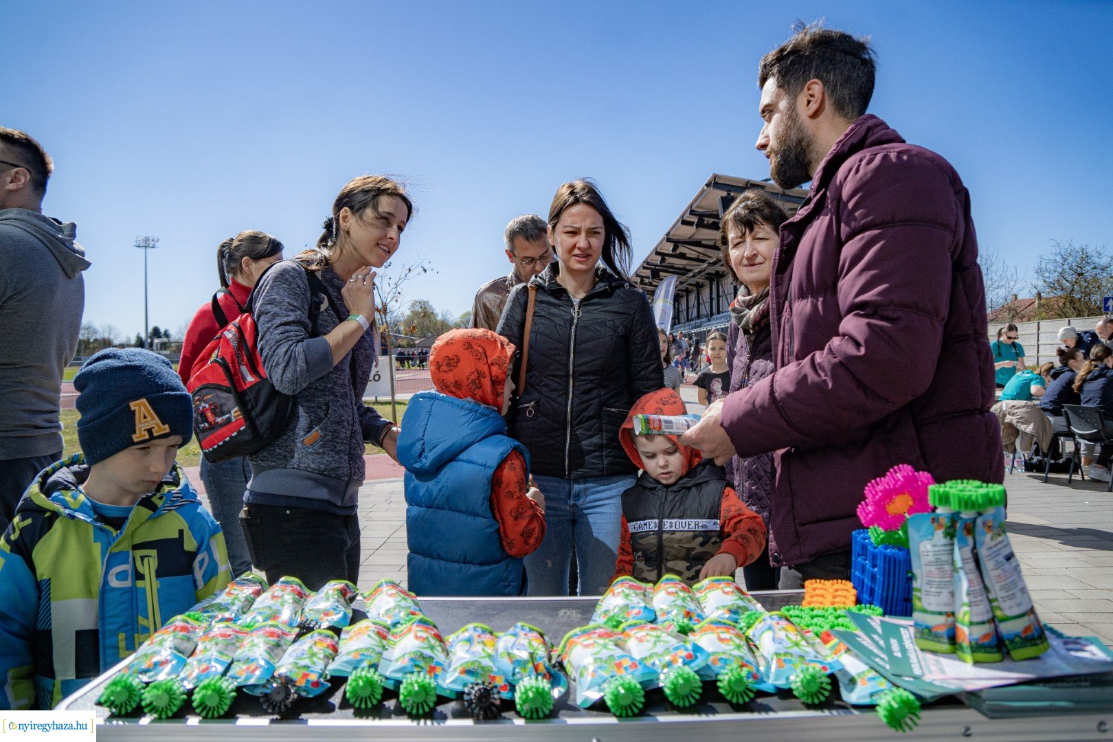 Nyuszi Futás 2024 a Nyíregyházi Atlétikai Centrumban