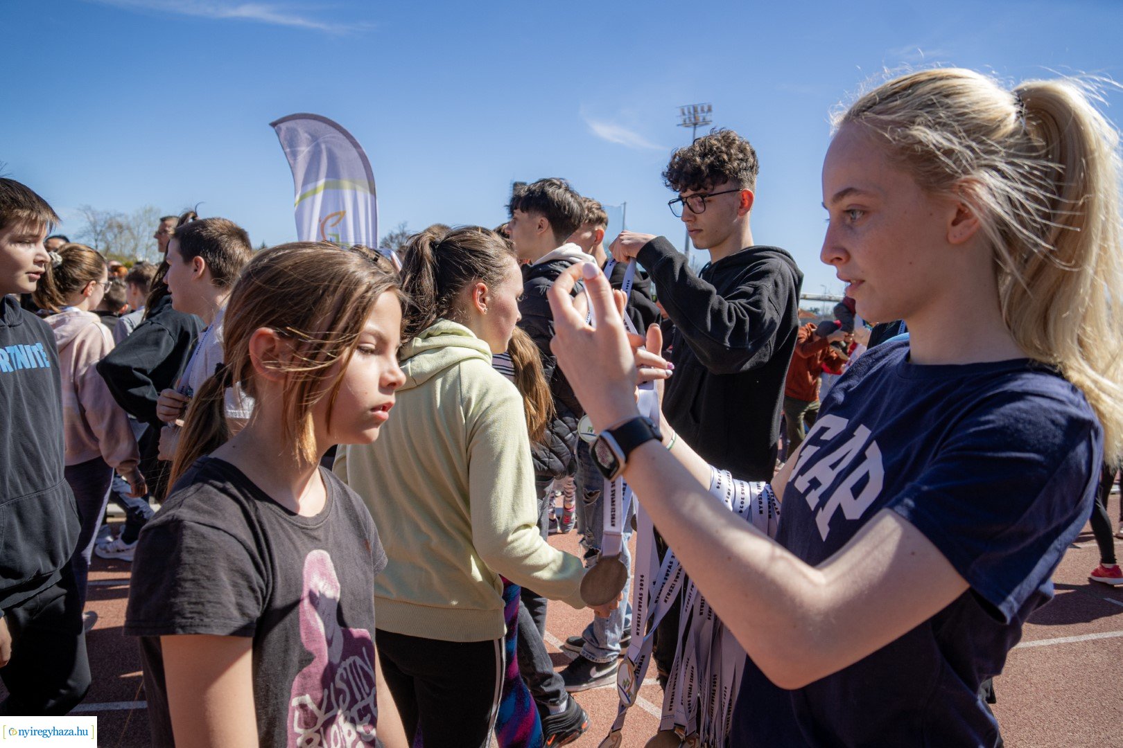 Nyuszi Futás 2024 a Nyíregyházi Atlétikai Centrumban