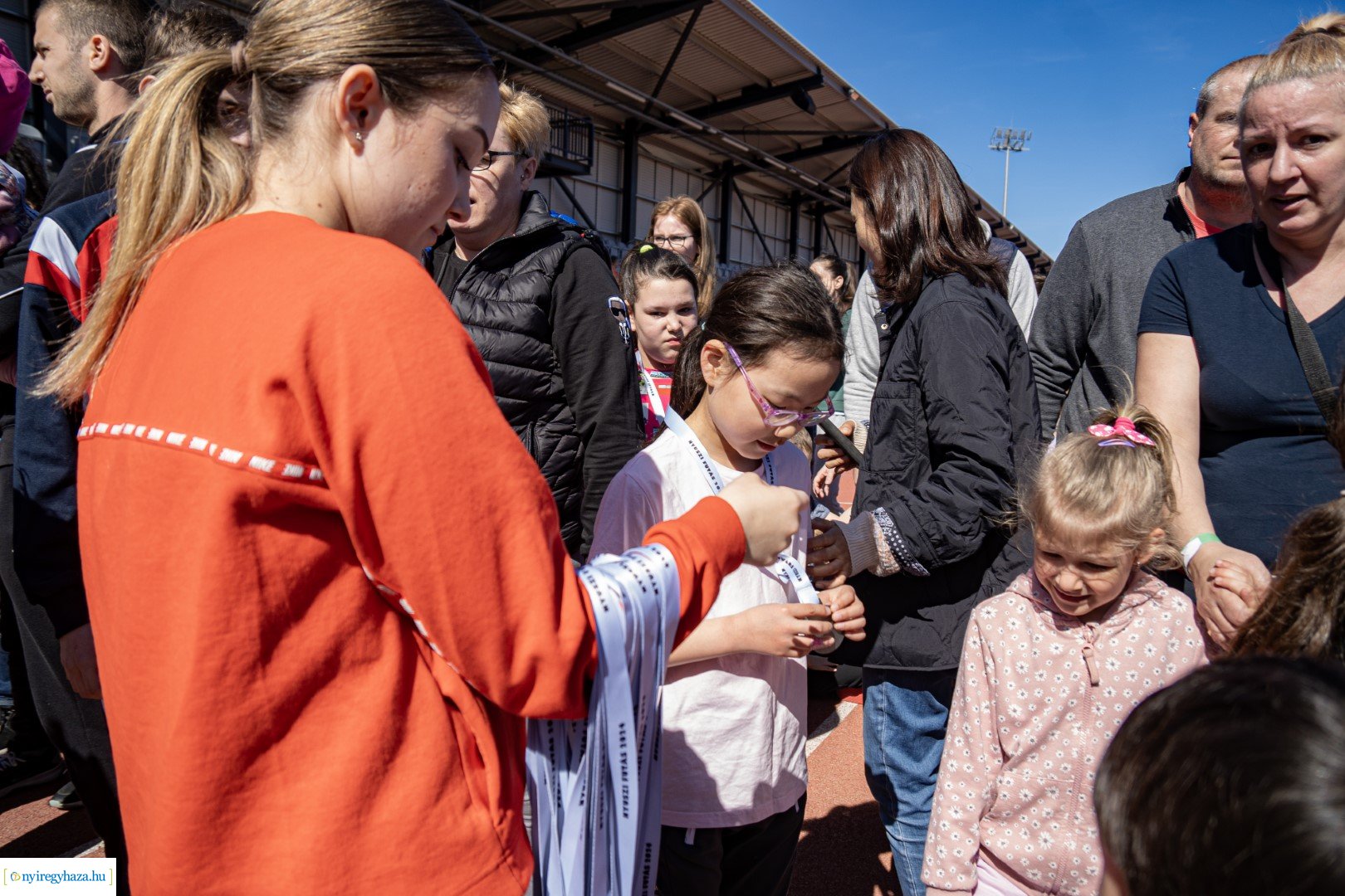 Nyuszi Futás 2024 a Nyíregyházi Atlétikai Centrumban