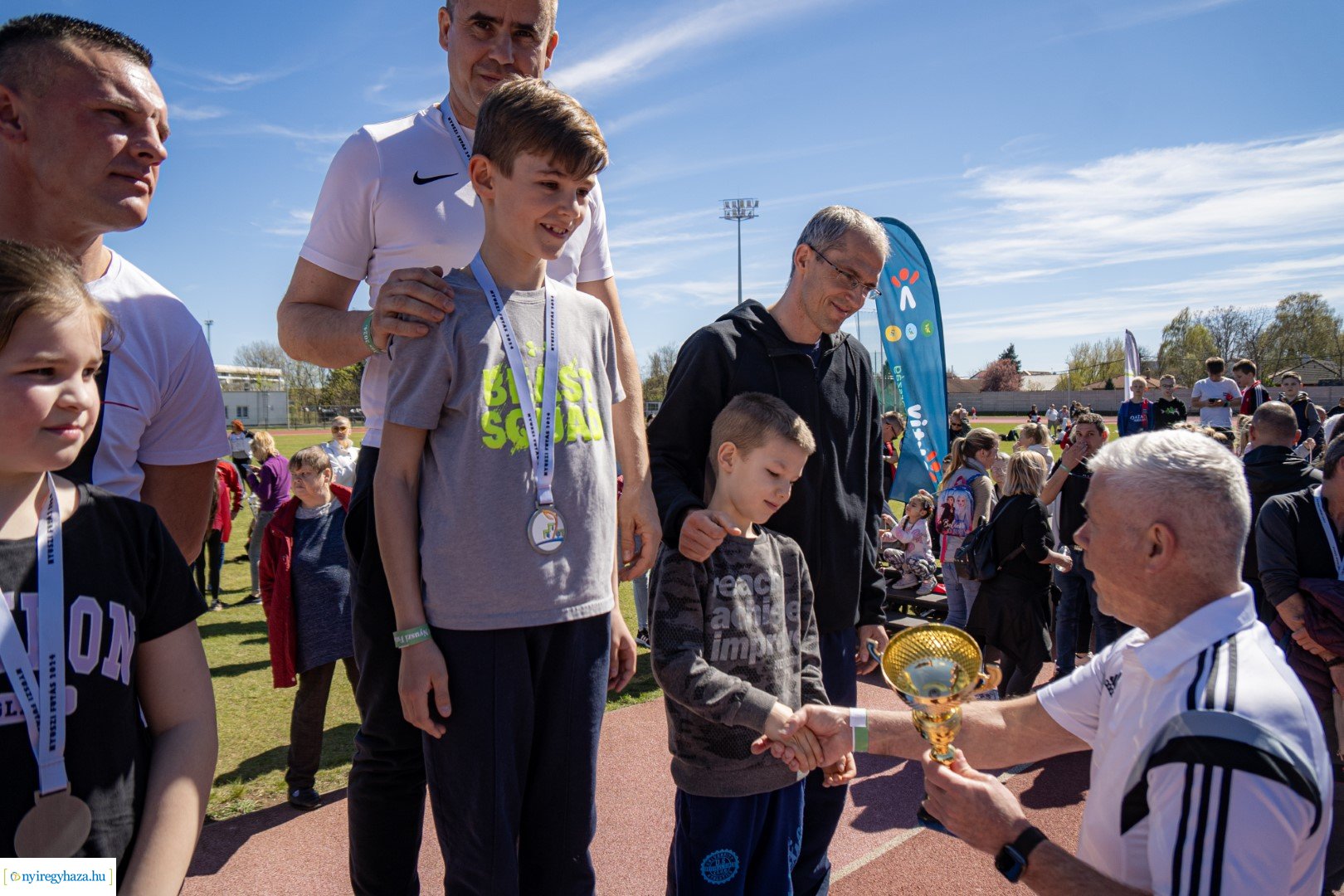 Nyuszi Futás 2024 a Nyíregyházi Atlétikai Centrumban