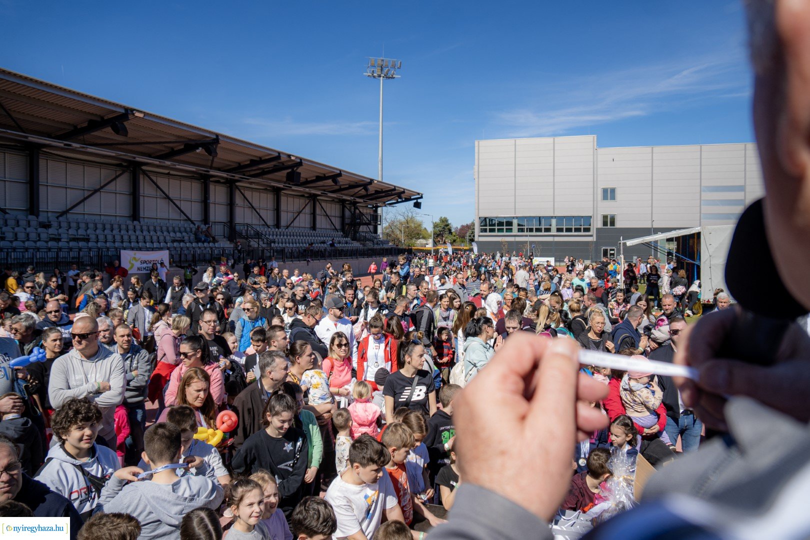 Nyuszi Futás 2024 a Nyíregyházi Atlétikai Centrumban