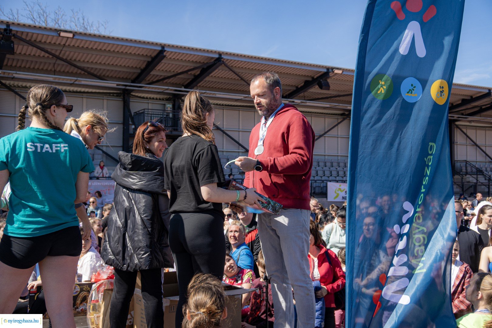 Nyuszi Futás 2024 a Nyíregyházi Atlétikai Centrumban