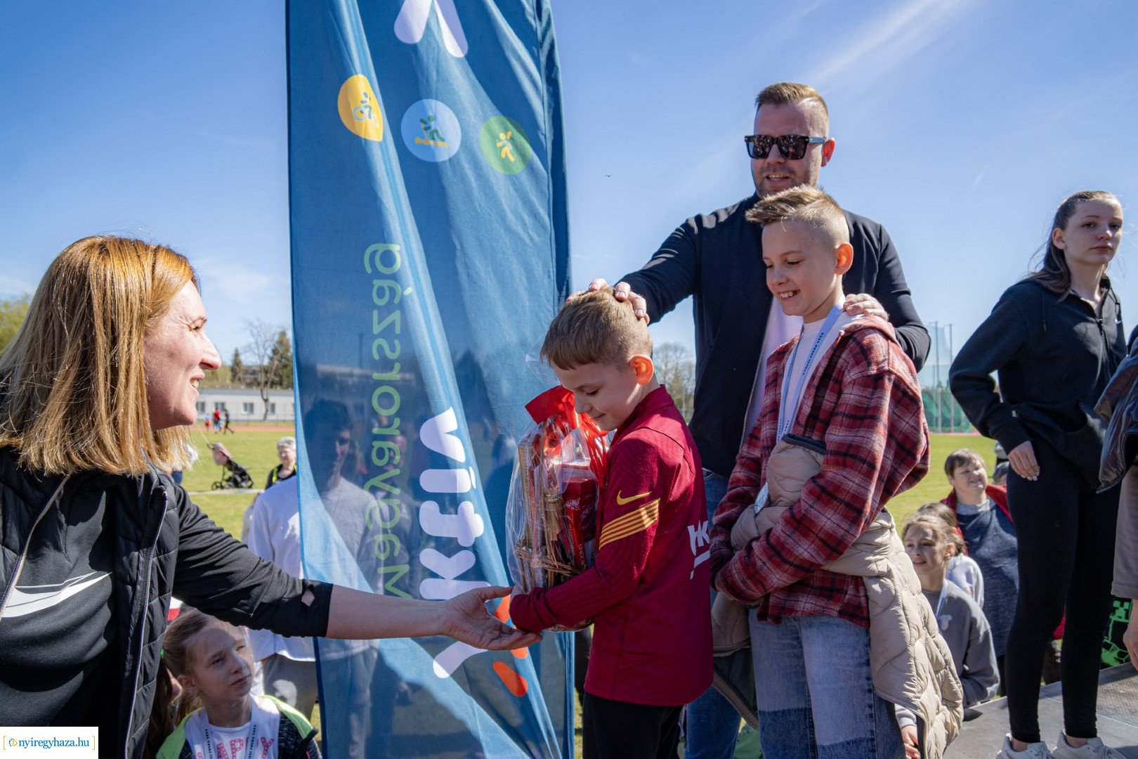 Nyuszi Futás 2024 a Nyíregyházi Atlétikai Centrumban