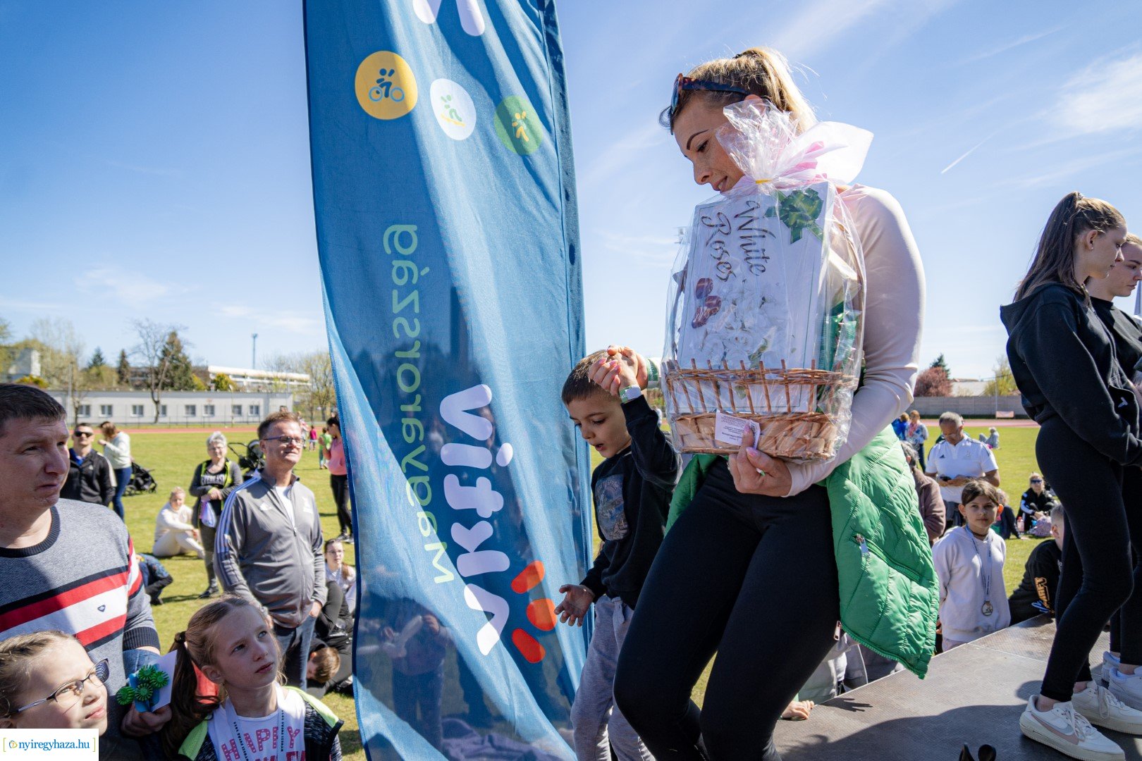 Nyuszi Futás 2024 a Nyíregyházi Atlétikai Centrumban