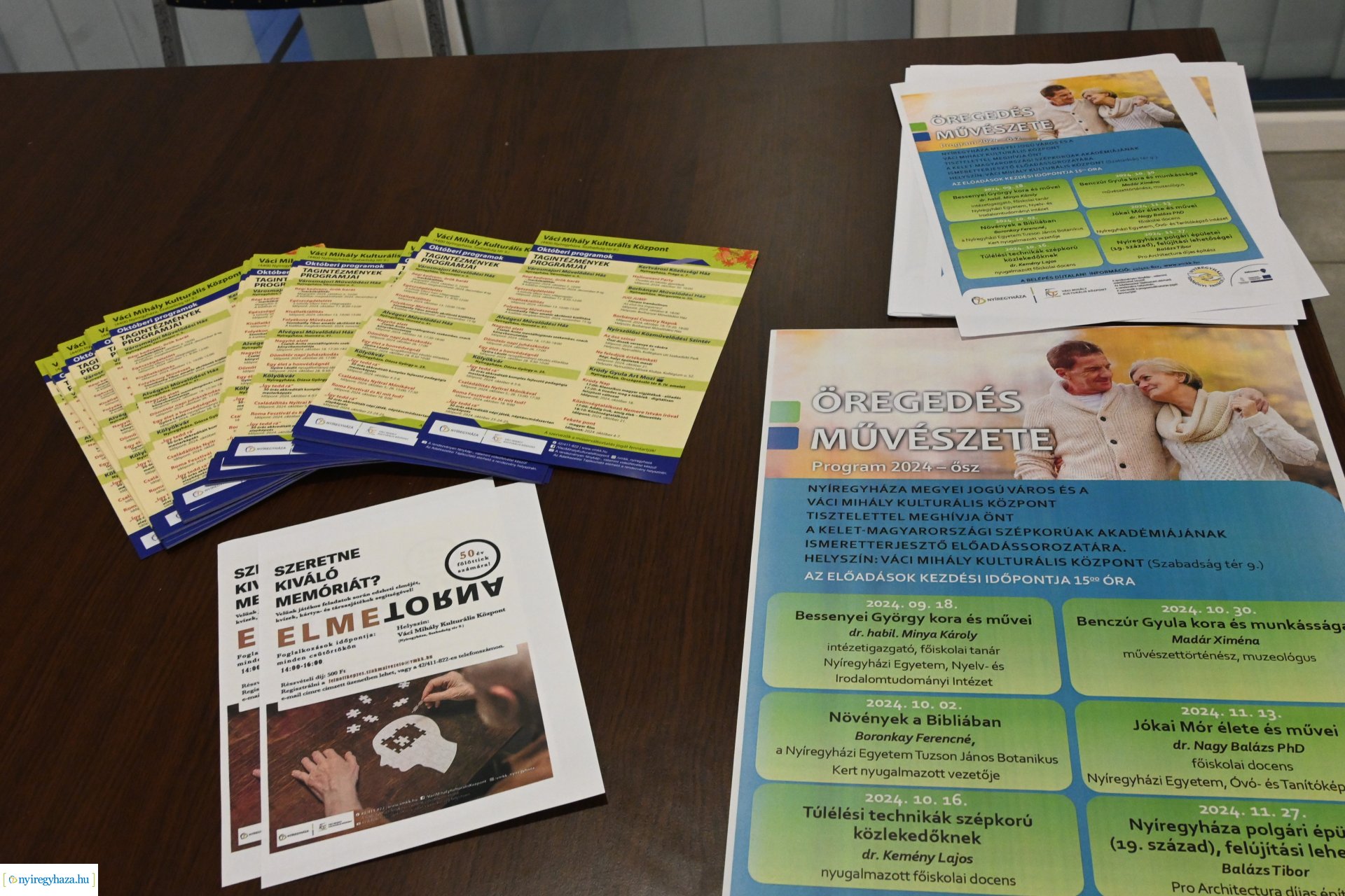 Öregedés művészete - Boronkay Ferencné előadása a VMKK-ban