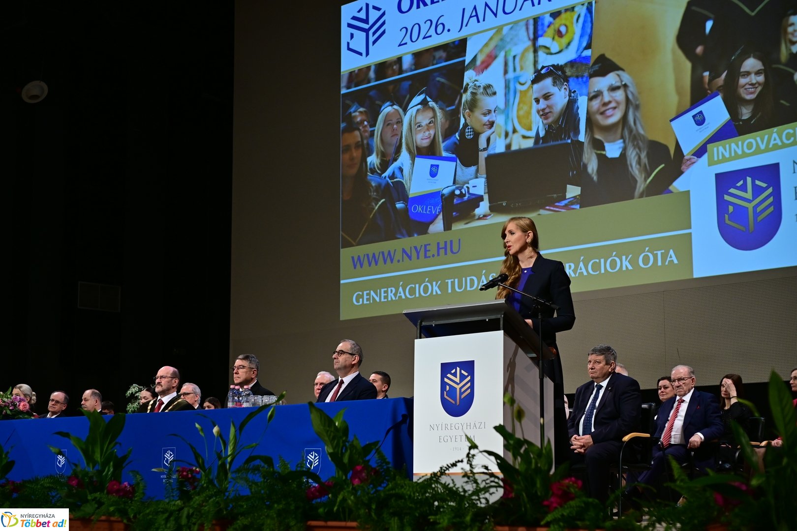 Oklevélátadó Ünnepi Szenátusi Ülés 2026 januárjában