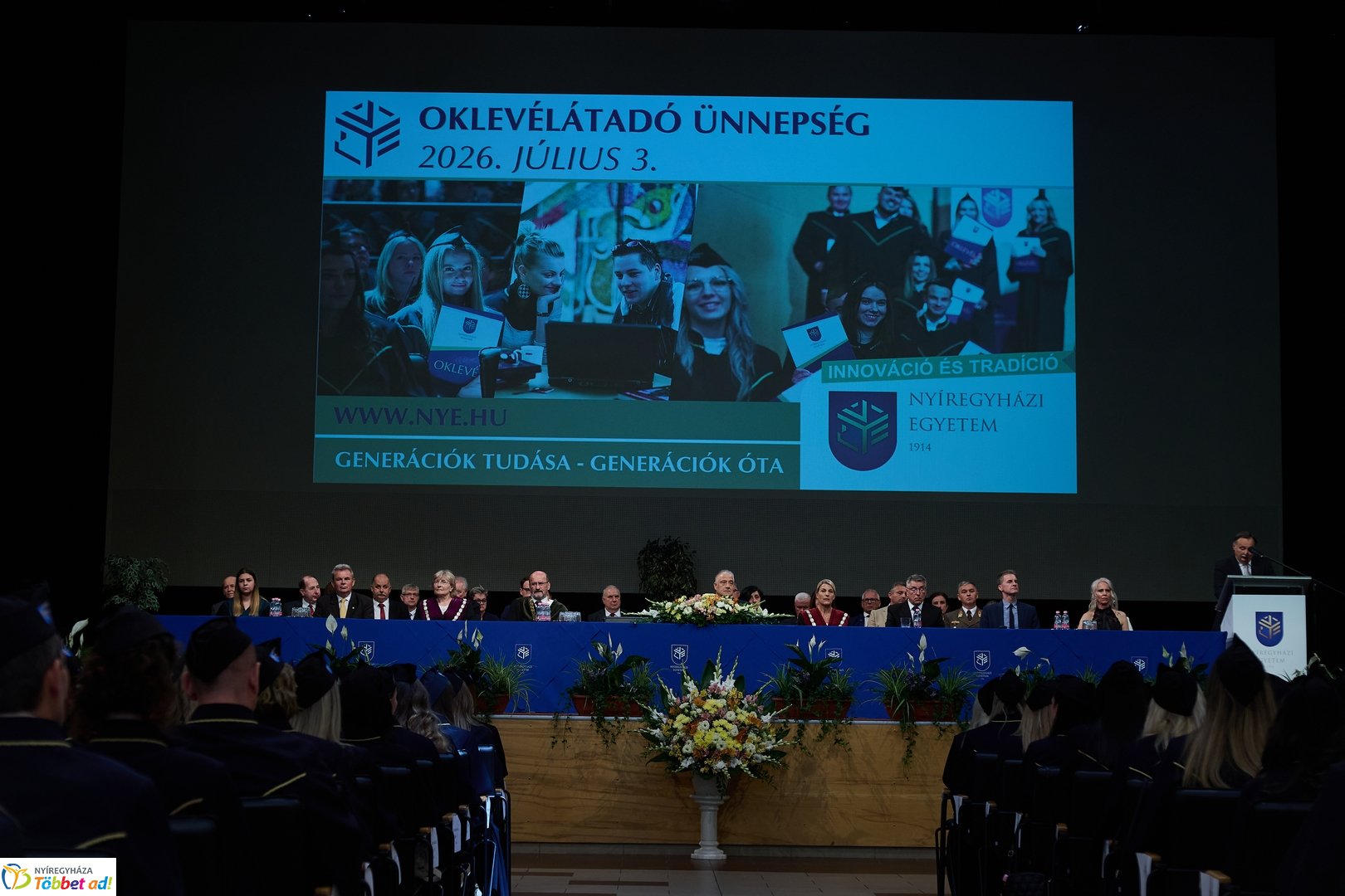 Oklevélátadó Ünnepi Szenátusi Ülés a Nyíregyházi Egyetemen 2026