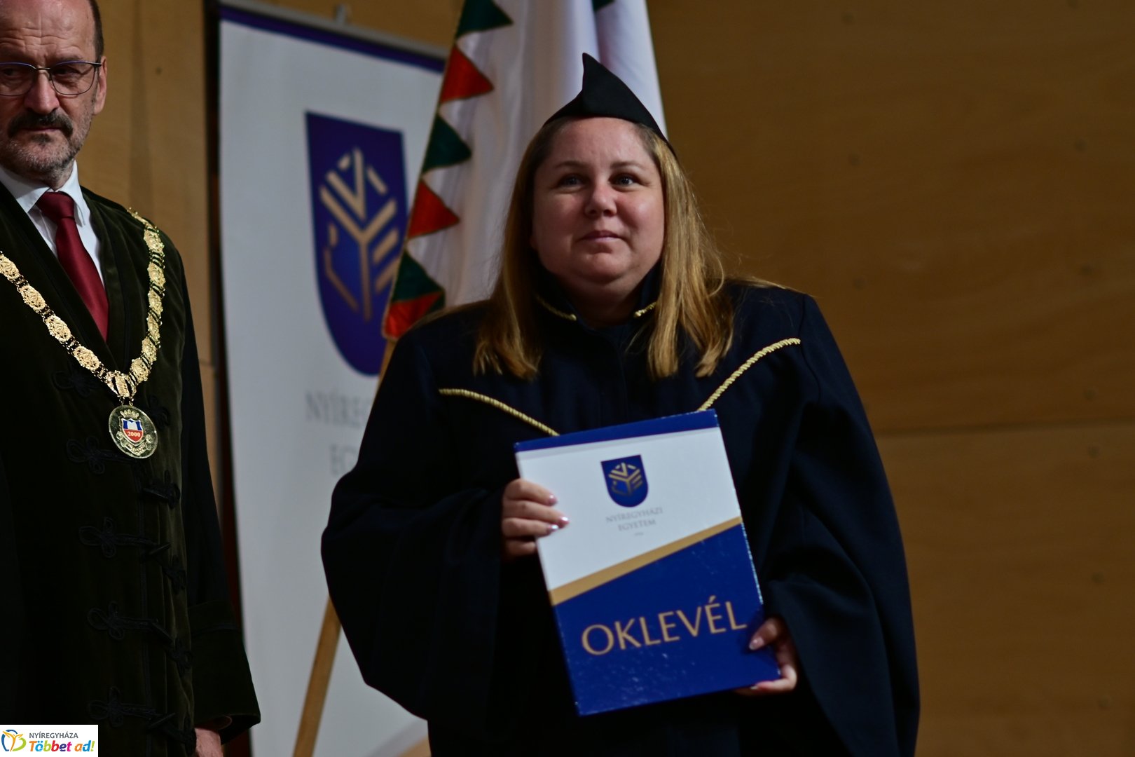 Oklevélátadó Ünnepi Szenátusi Ülés az egyetemen 2025 júliusában