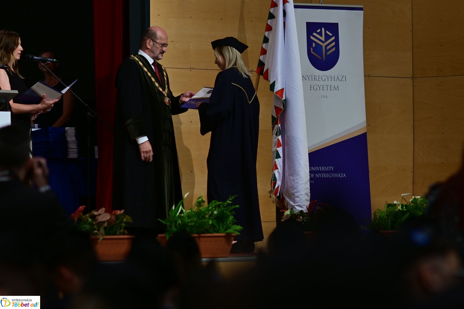 Oklevélátadó Ünnepi Szenátusi Ülés az egyetemen 2025 júliusában