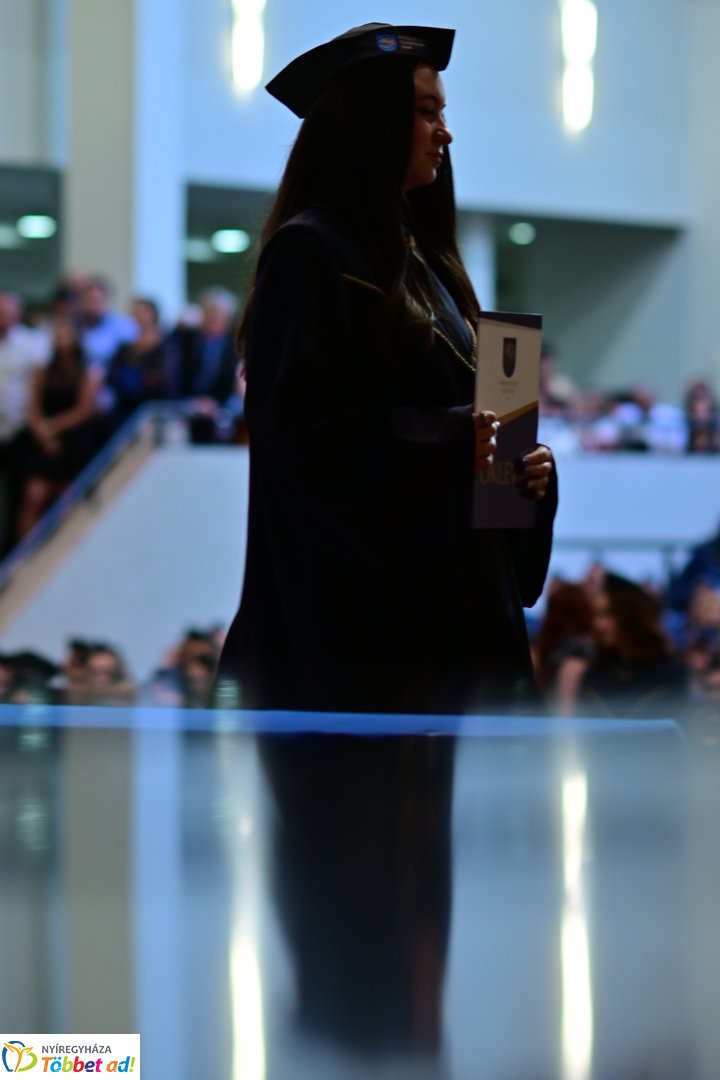 Oklevélátadó Ünnepi Szenátusi Ülés az egyetemen 2025 júliusában