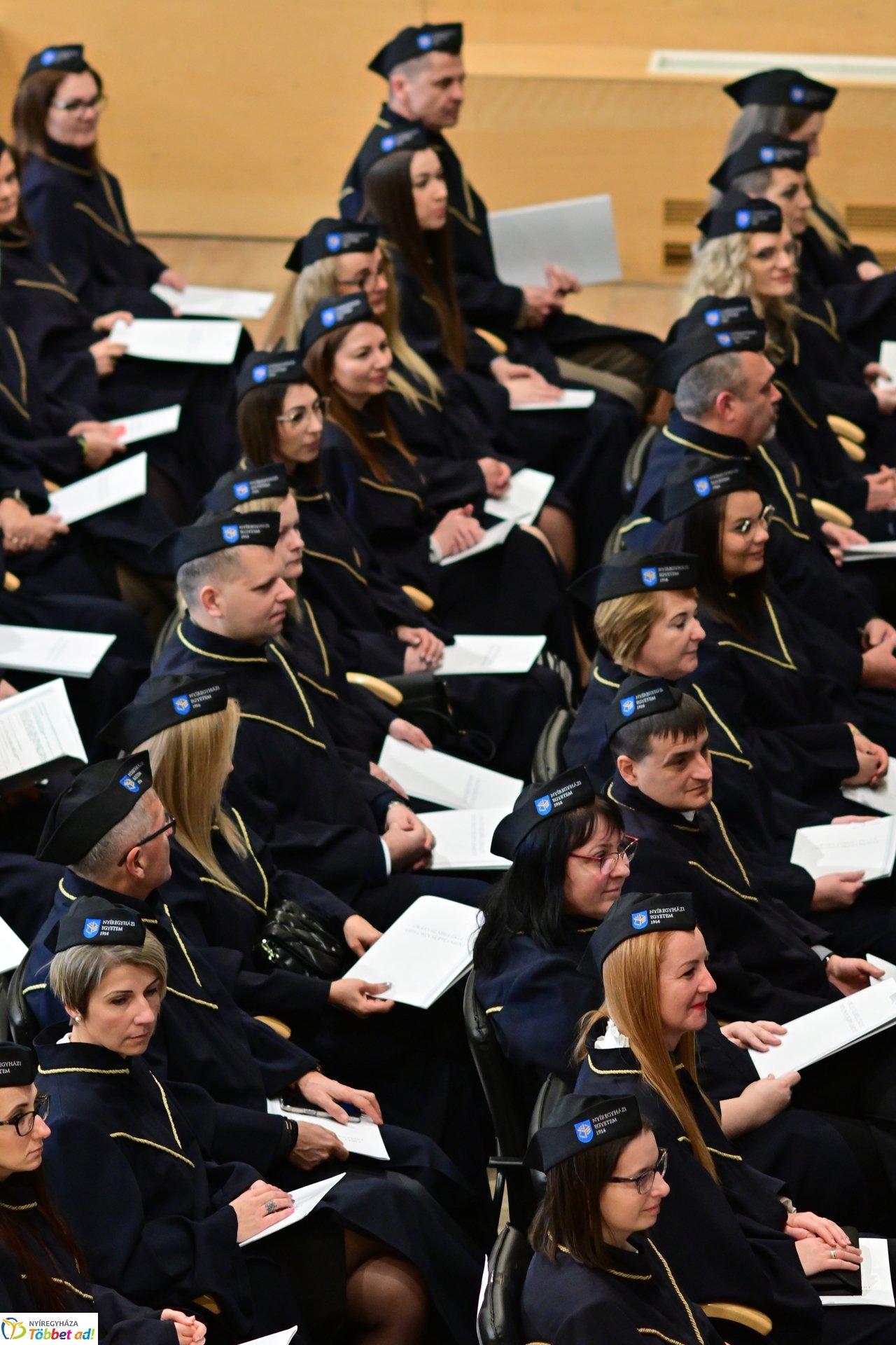 Oklevélátadó Ünnepi Szenátusi Ülés a Nyíregyházi Egyetemen 2025 februárjában