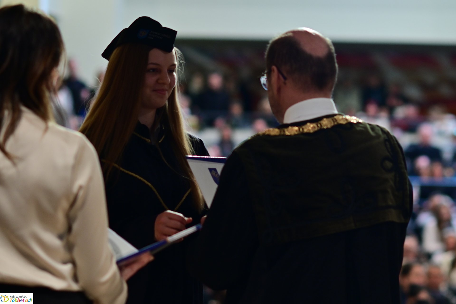 Oklevélátadó Ünnepi Szenátusi Ülés a Nyíregyházi Egyetemen 2025 februárjában