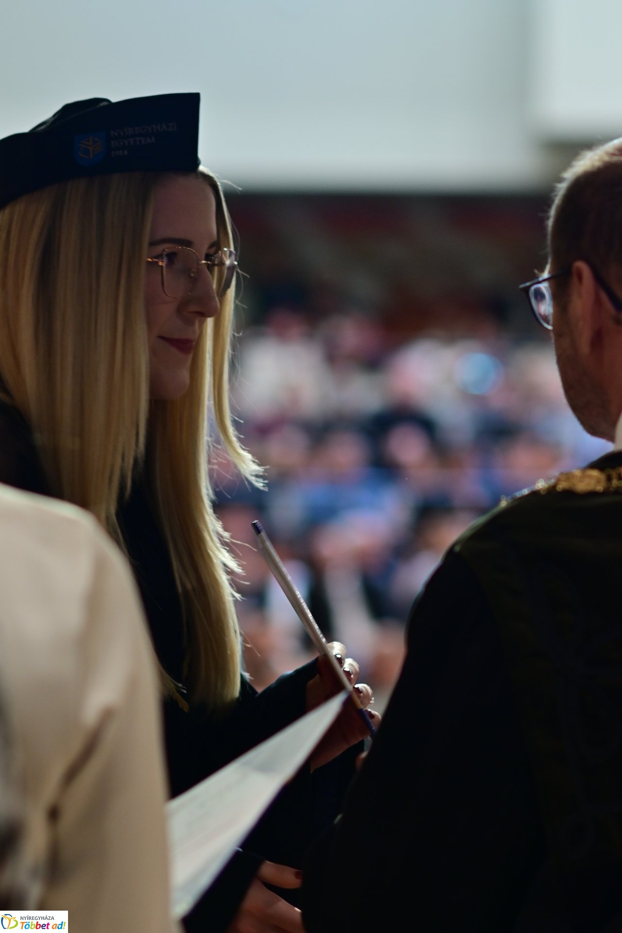 Oklevélátadó Ünnepi Szenátusi Ülés a Nyíregyházi Egyetemen 2025 februárjában