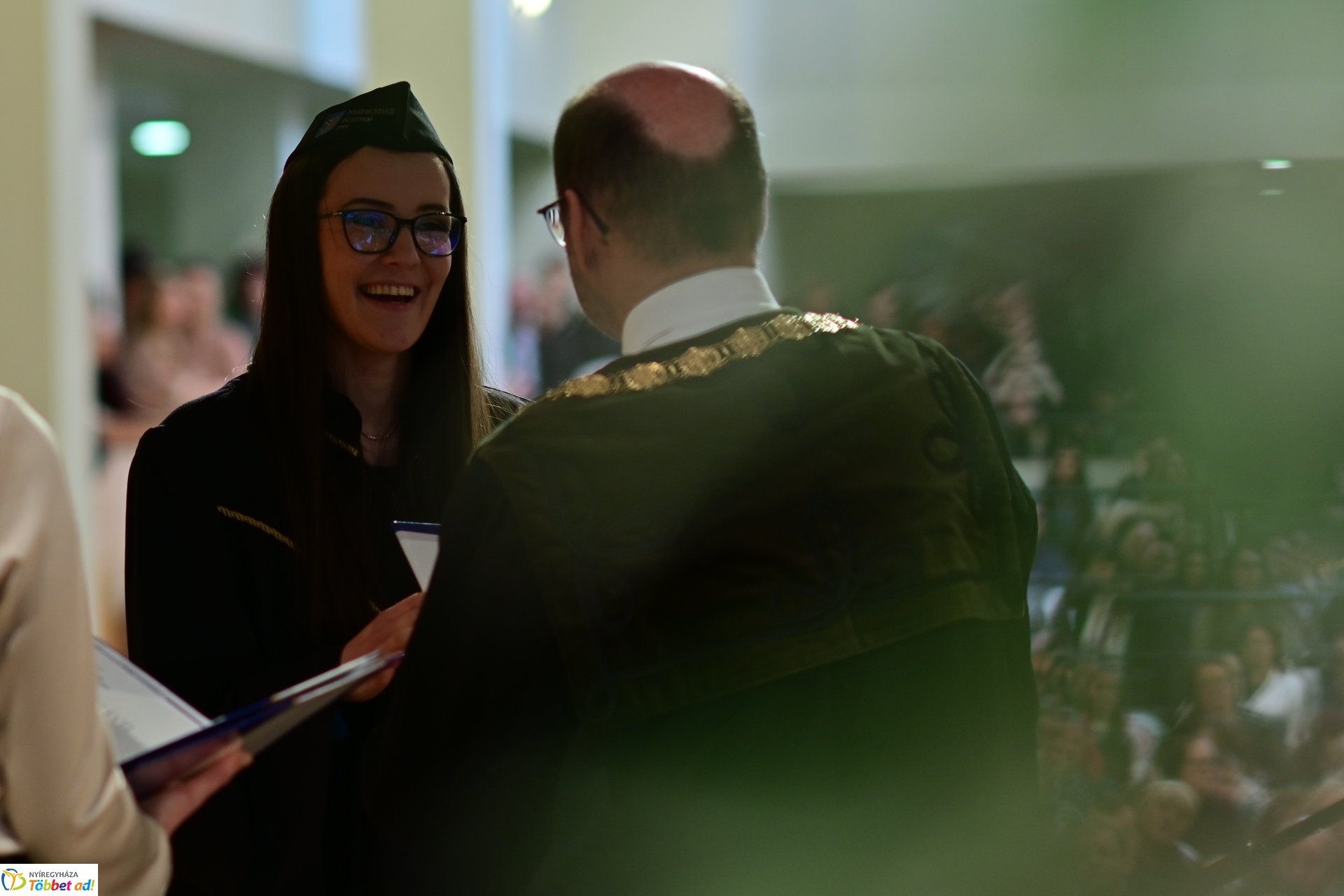 Oklevélátadó Ünnepi Szenátusi Ülés a Nyíregyházi Egyetemen 2025 februárjában