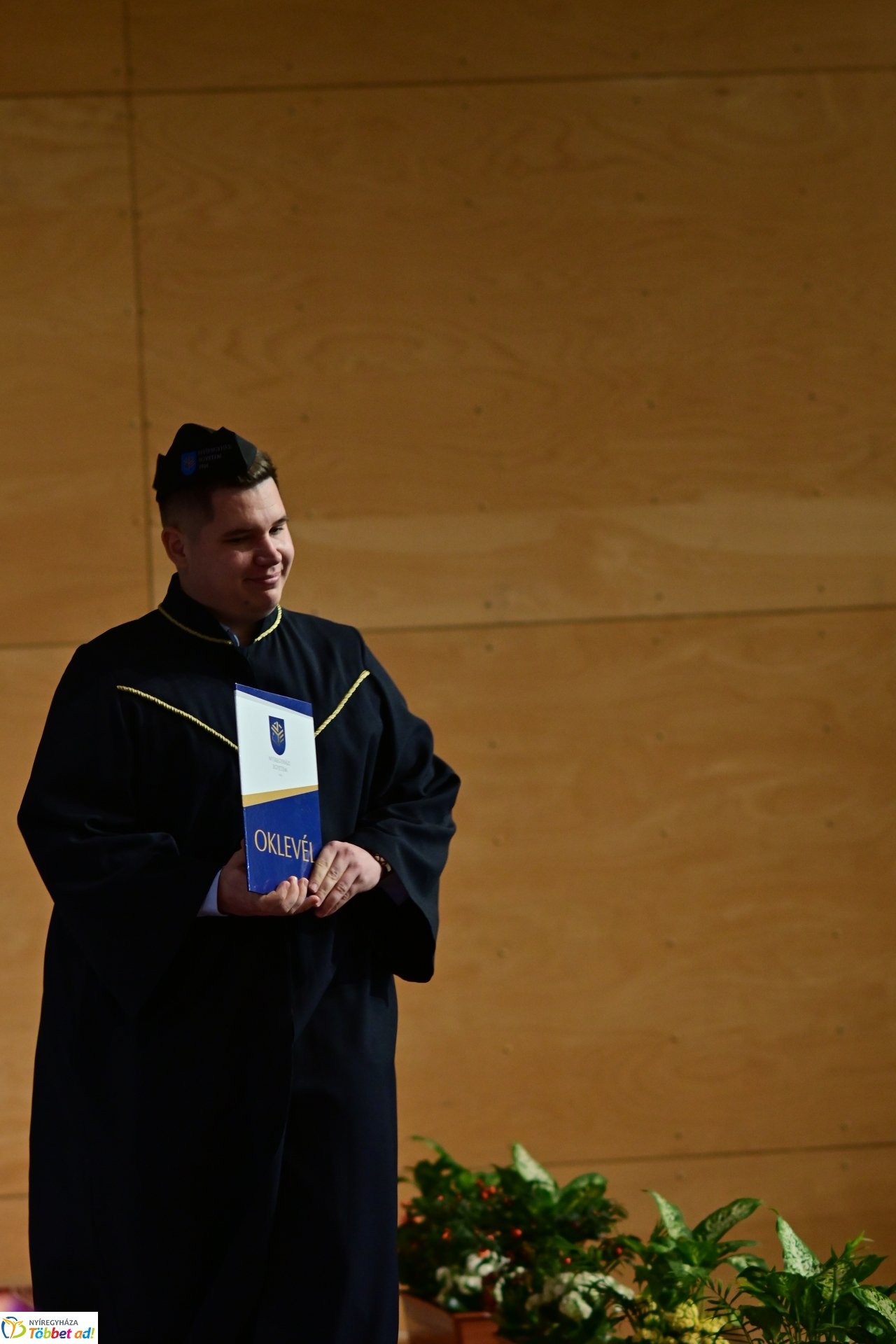 Oklevélátadó Ünnepi Szenátusi Ülés a Nyíregyházi Egyetemen 2025 februárjában