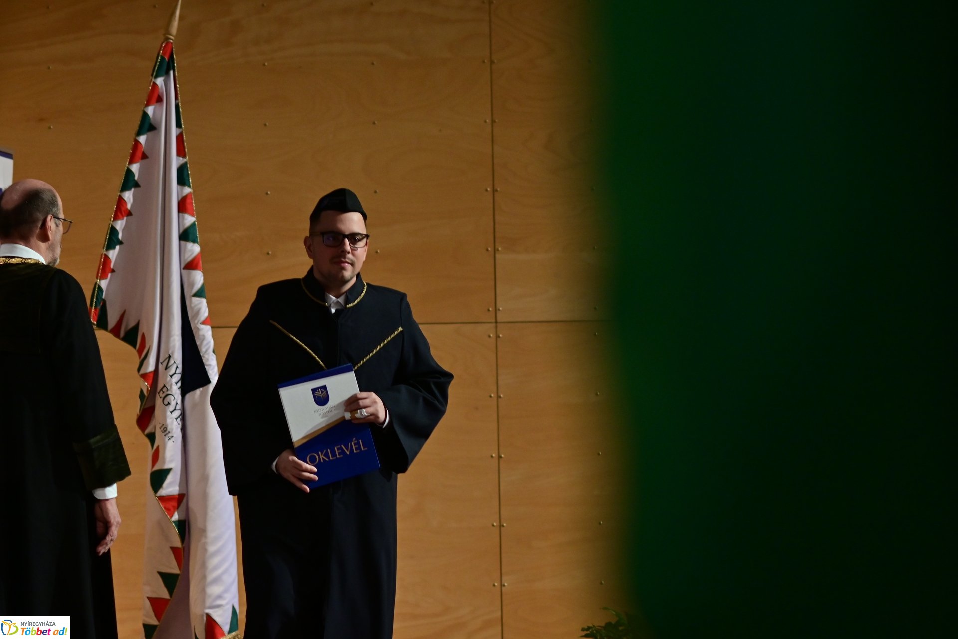 Oklevélátadó Ünnepi Szenátusi Ülés a Nyíregyházi Egyetemen 2025 februárjában