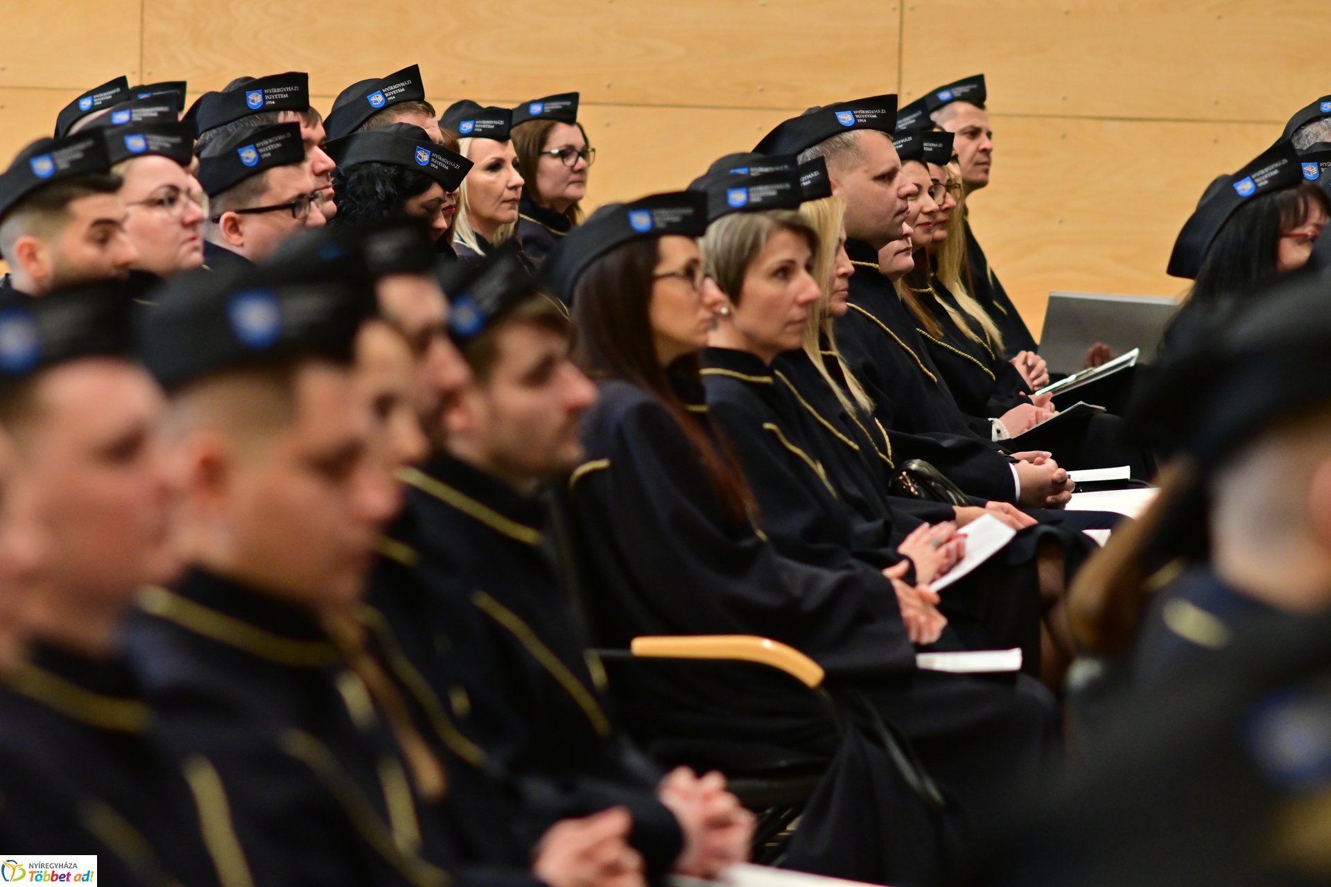 Oklevélátadó Ünnepi Szenátusi Ülés a Nyíregyházi Egyetemen 2025 februárjában