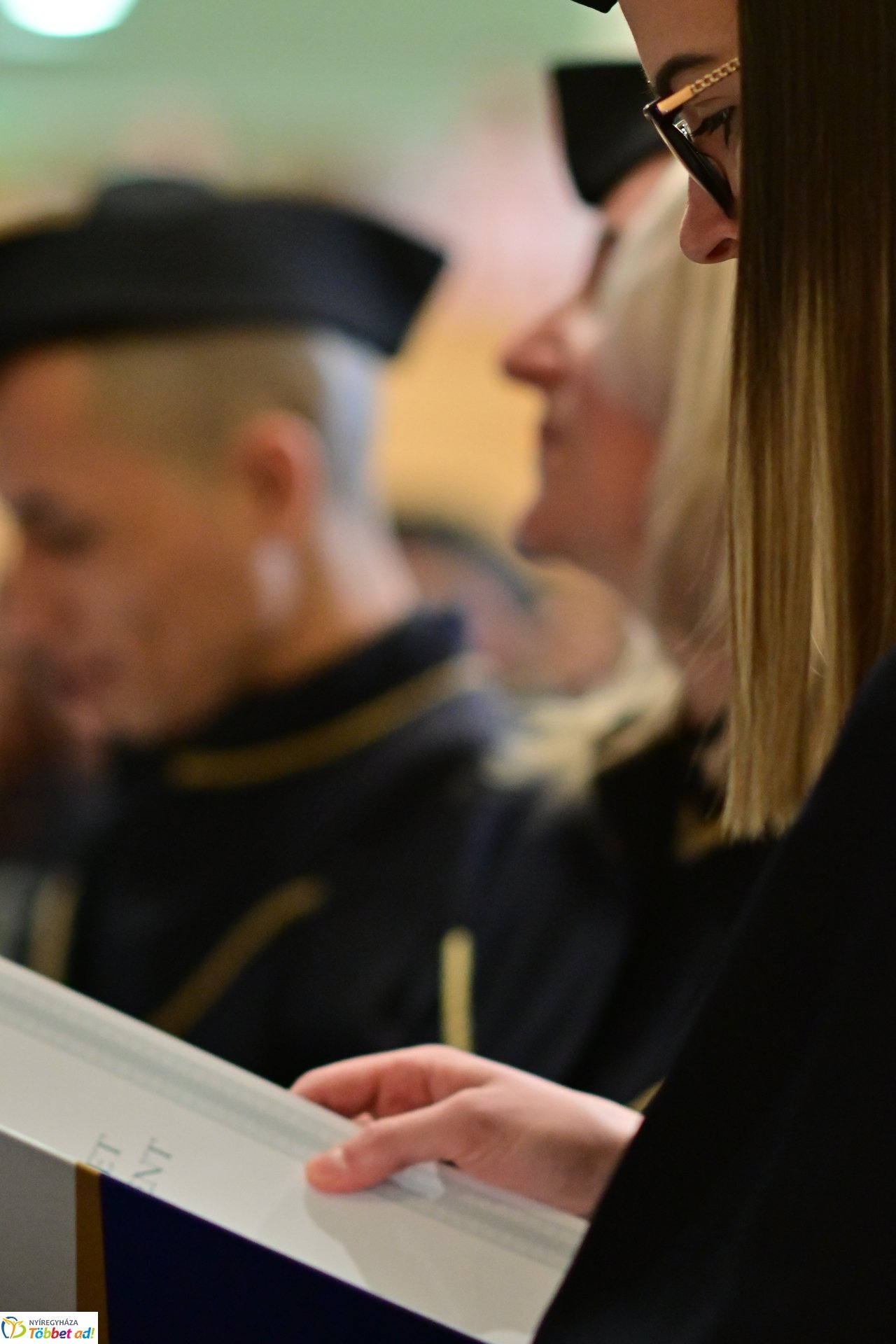 Oklevélátadó Ünnepi Szenátusi Ülés a Nyíregyházi Egyetemen 2025 februárjában