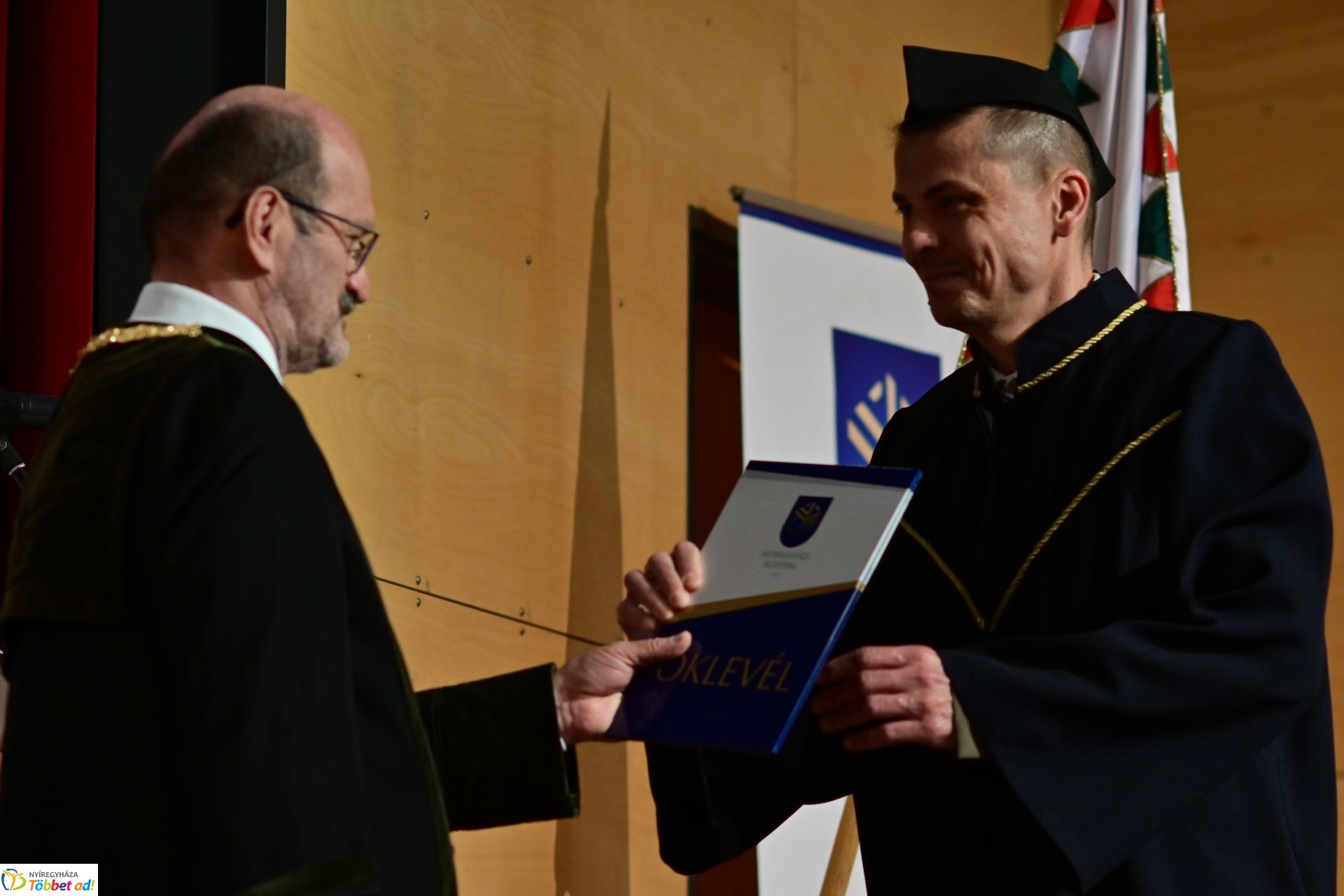 Oklevélátadó Ünnepi Szenátusi Ülés a Nyíregyházi Egyetemen 2025 februárjában