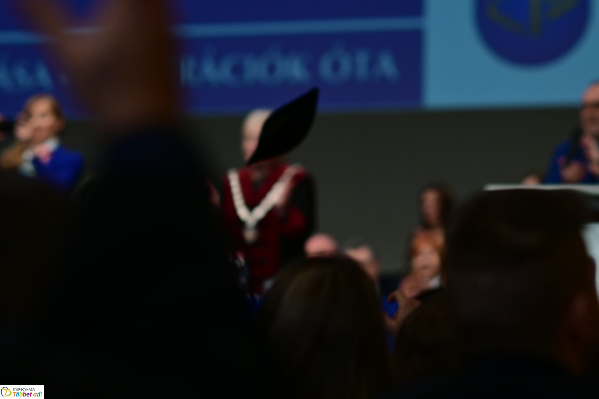 Oklevélátadó Ünnepi Szenátusi Ülés a Nyíregyházi Egyetemen 2025 februárjában