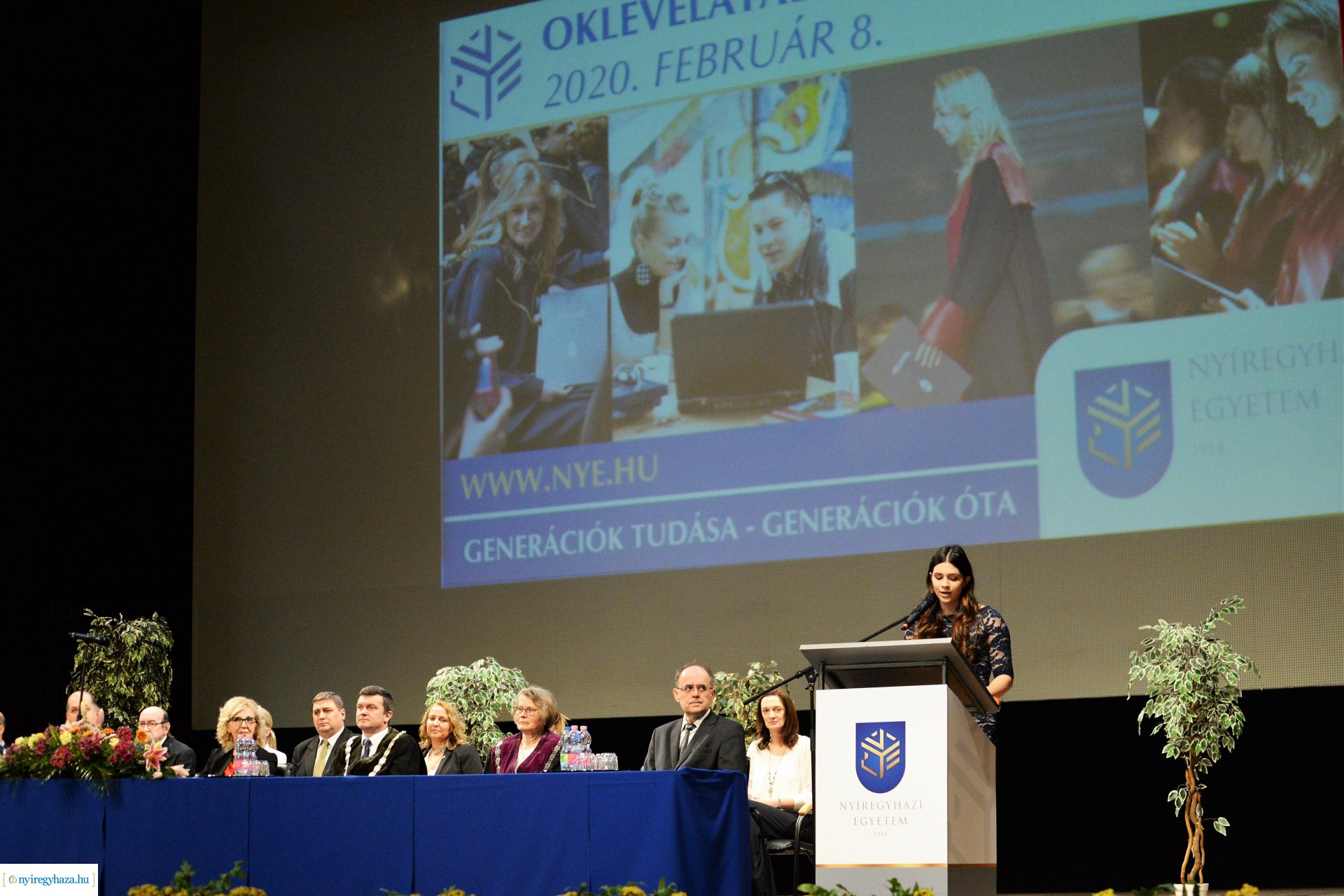 Oklevélátadó ünnepség a Nyíregyházi Egyetemen