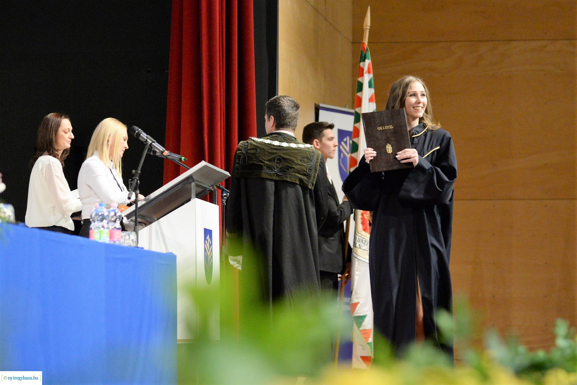 Oklevélátadó ünnepség a Nyíregyházi Egyetemen