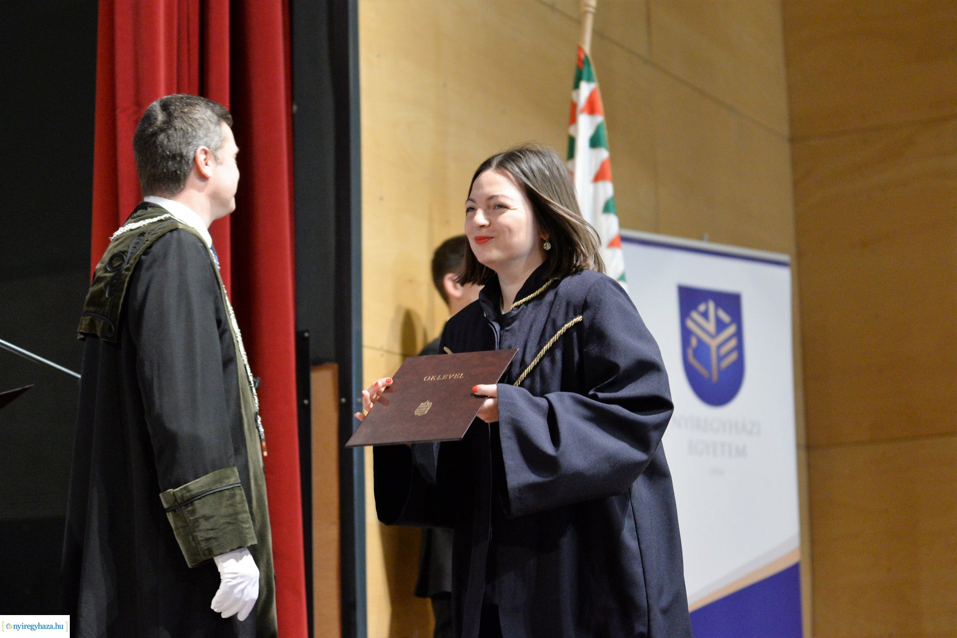 Oklevélátadó ünnepség a Nyíregyházi Egyetemen