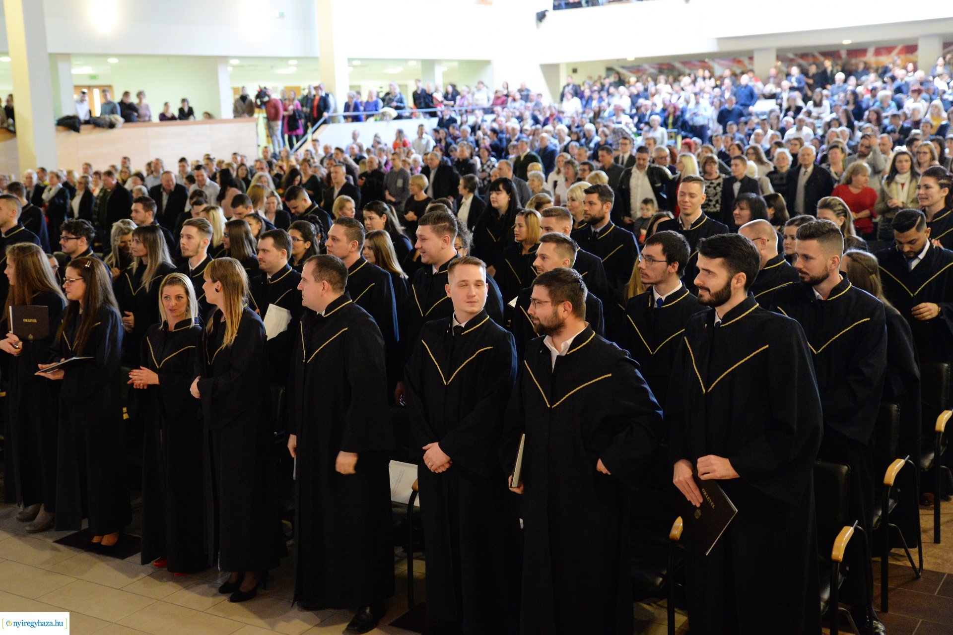 Oklevélátadó ünnepség a Nyíregyházi Egyetemen