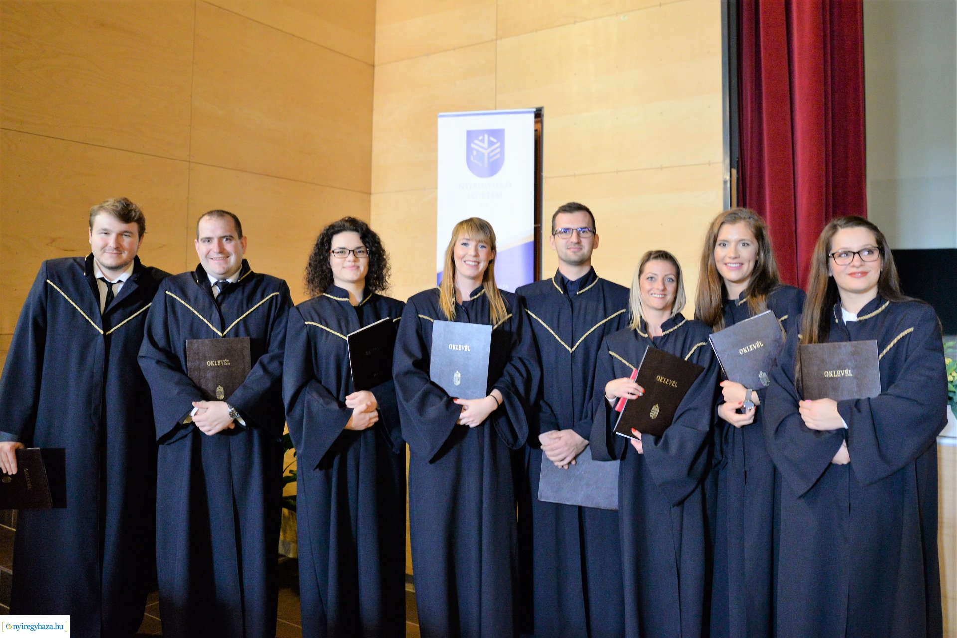 Oklevélátadó ünnepség a Nyíregyházi Egyetemen