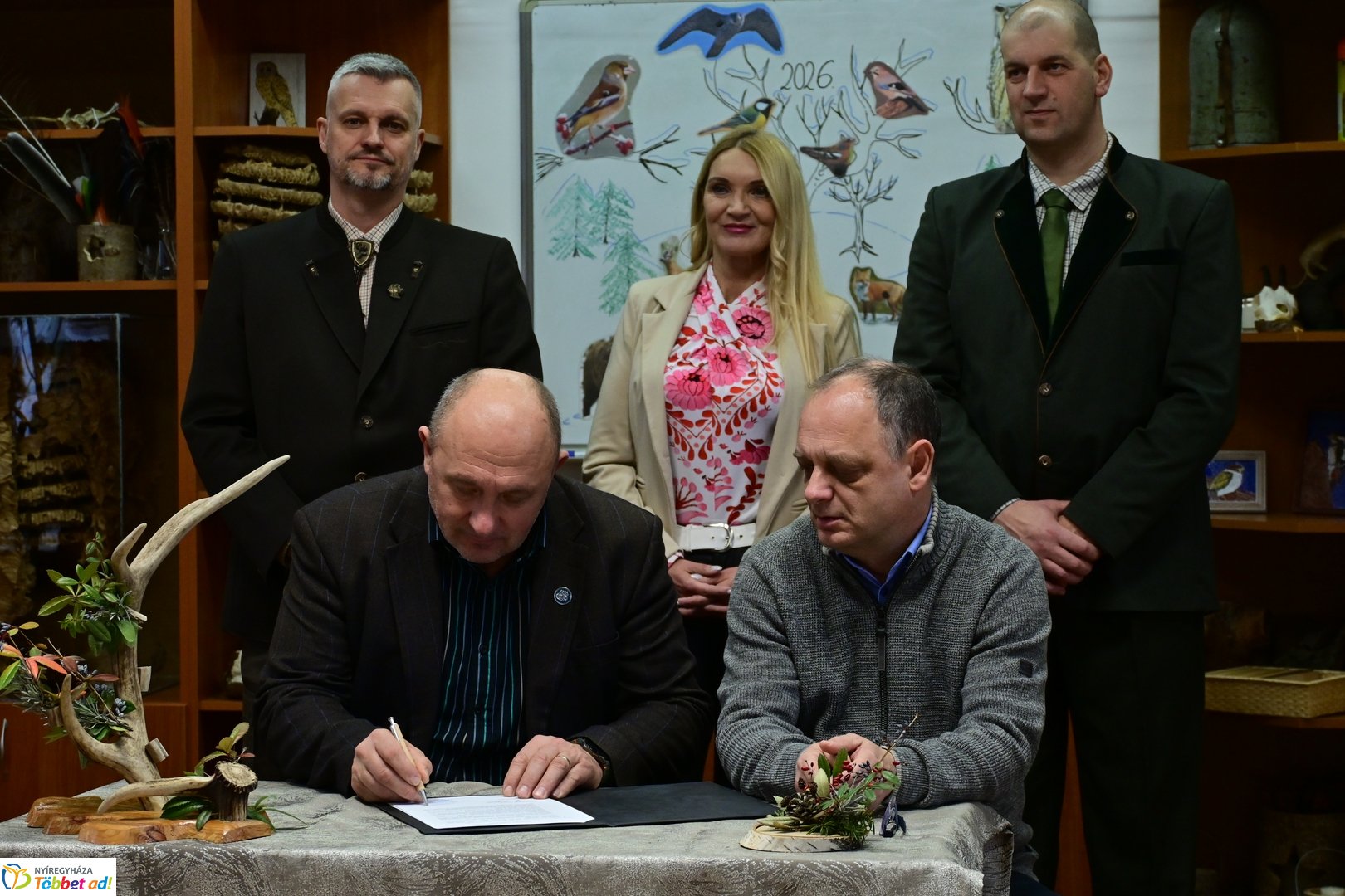 Ökoiskola ünnepélyes támogatói aláírás a Nyírerdőnél 2026