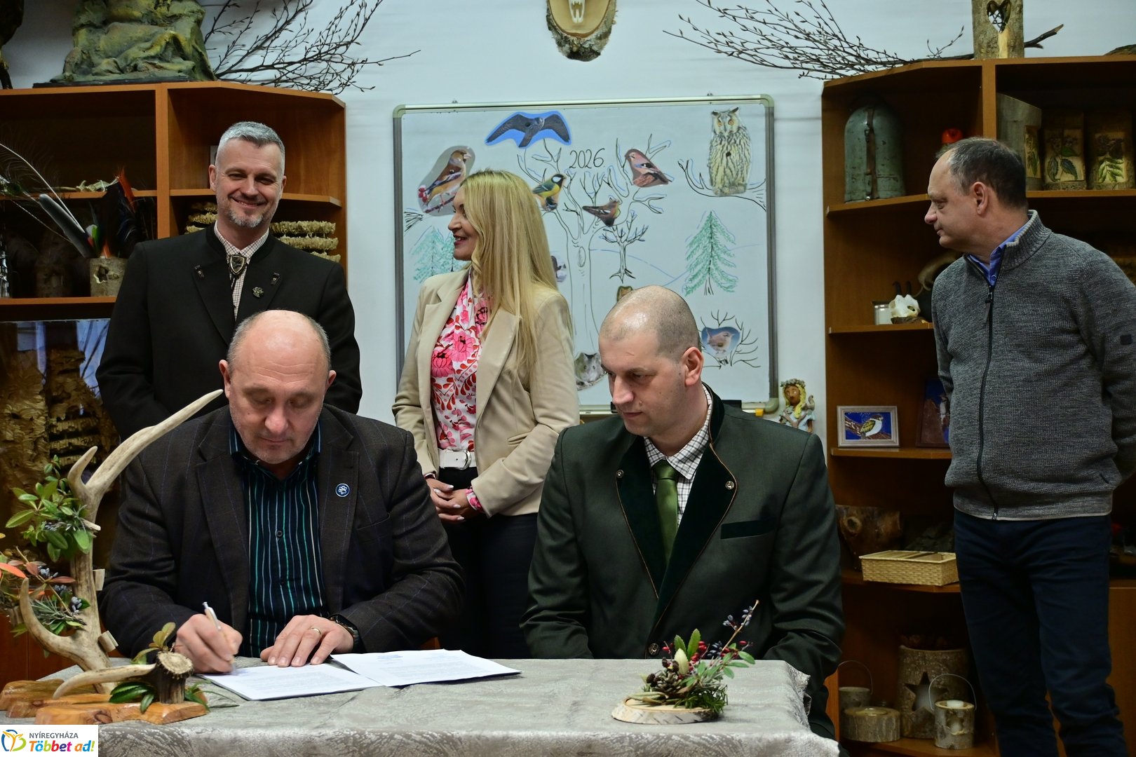 Ökoiskola ünnepélyes támogatói aláírás a Nyírerdőnél 2026