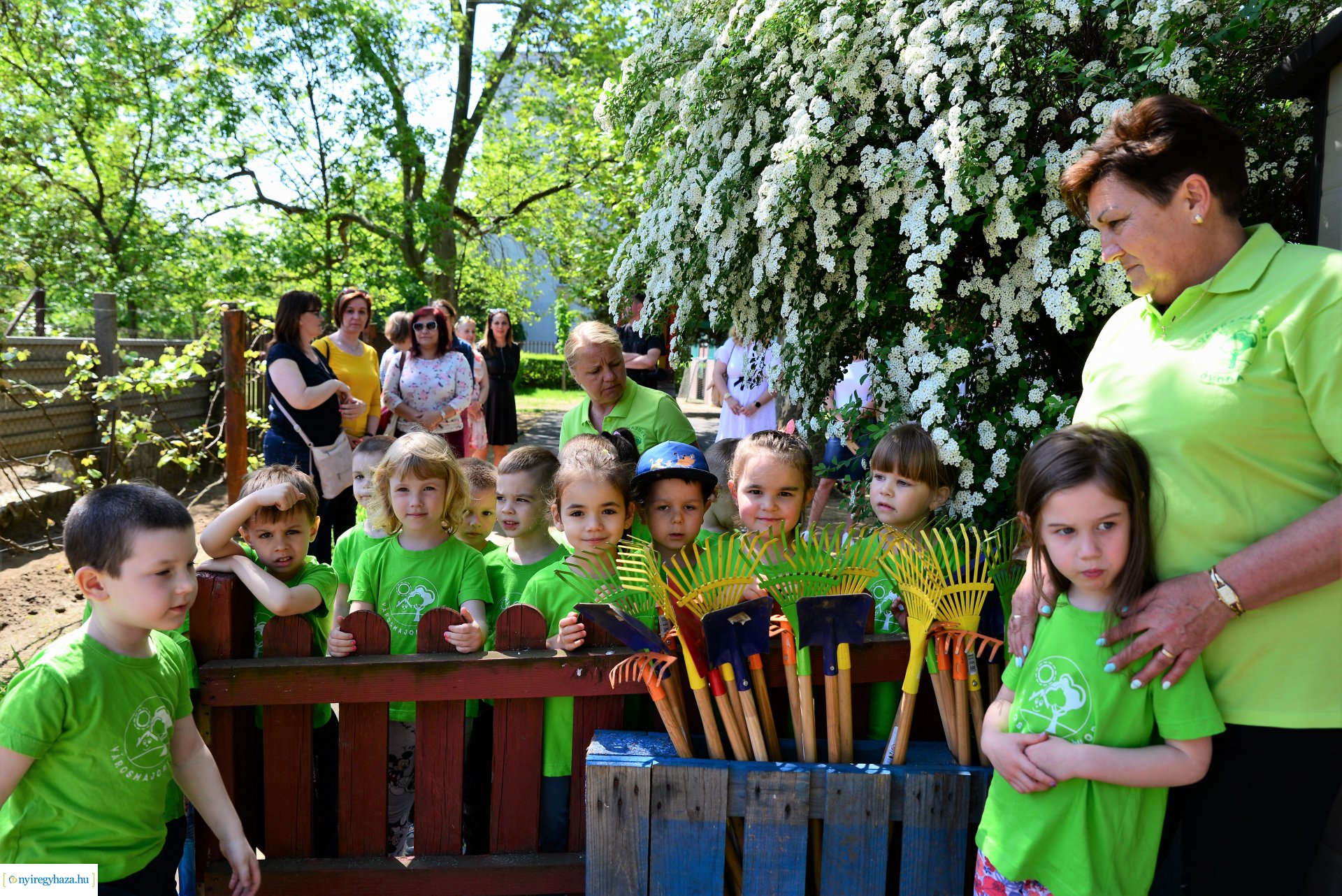 Ökokert átadás a Városmajor utcai óvodában