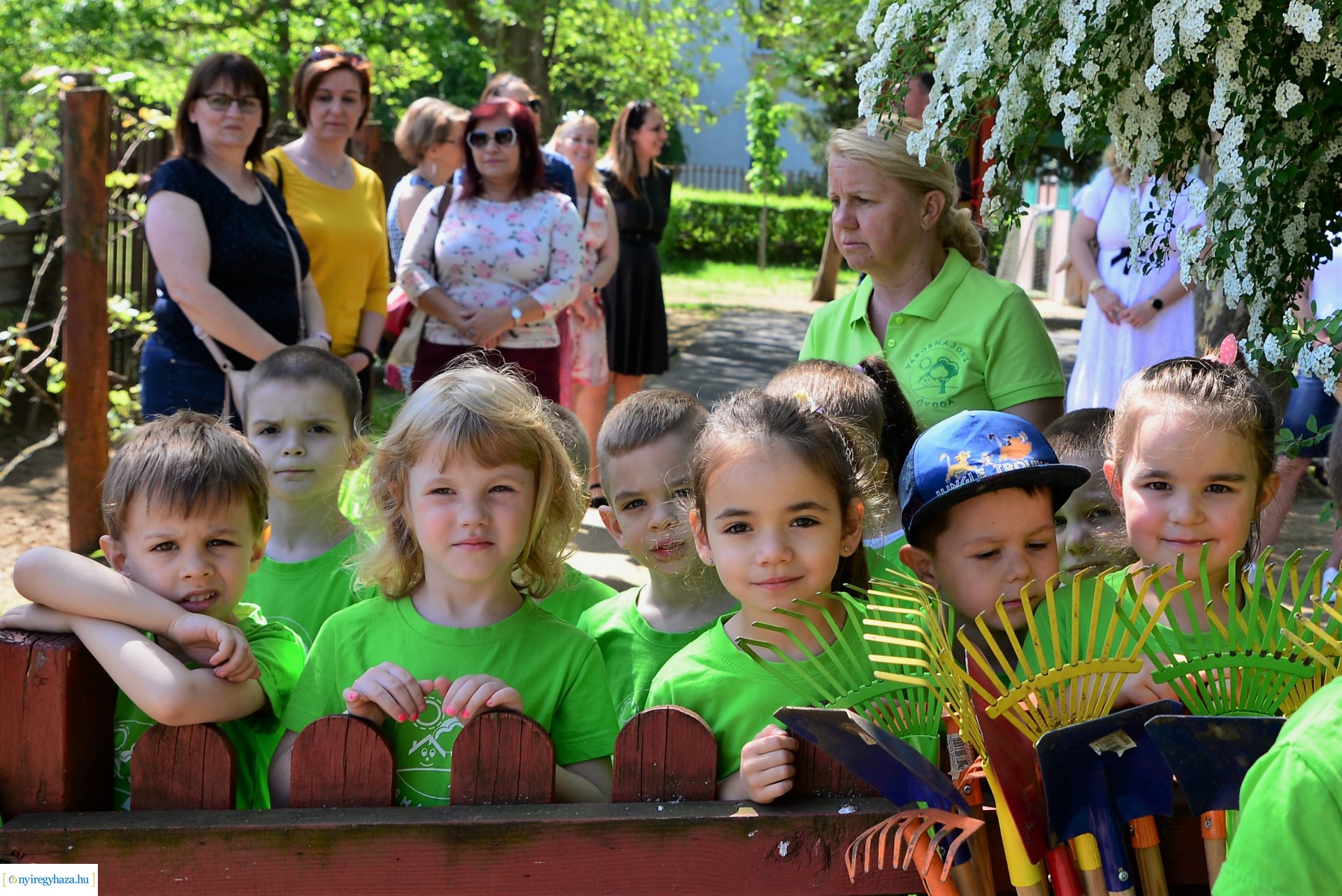 Ökokert átadás a Városmajor utcai óvodában