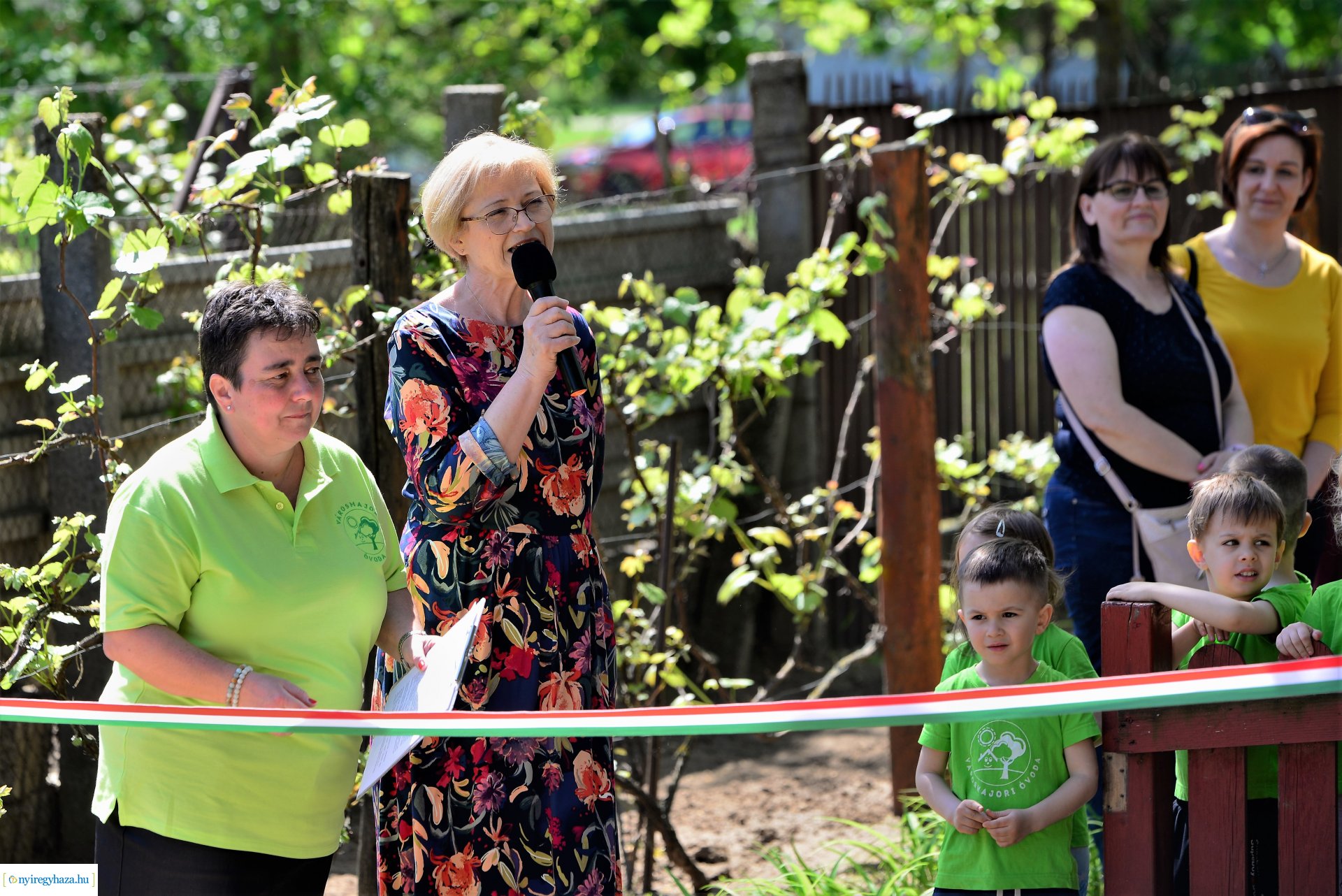 Ökokert átadás a Városmajor utcai óvodában