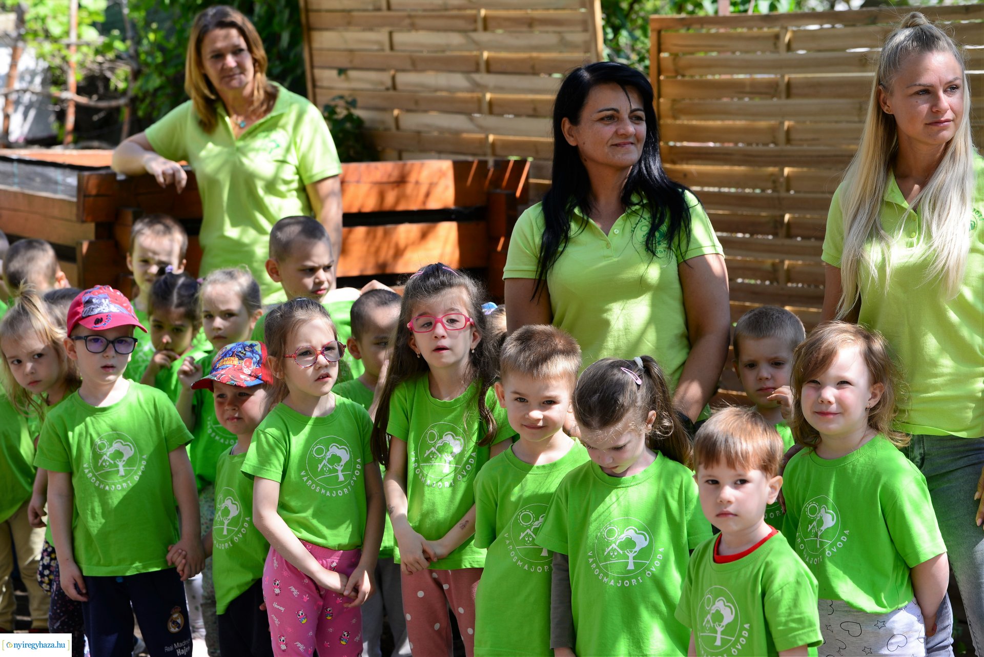 Ökokert átadás a Városmajor utcai óvodában