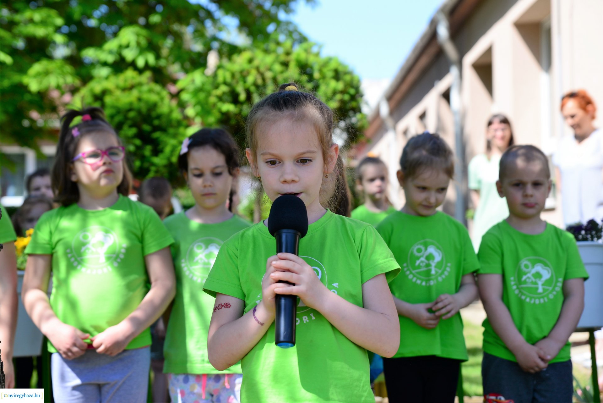 Ökokert átadás a Városmajor utcai óvodában