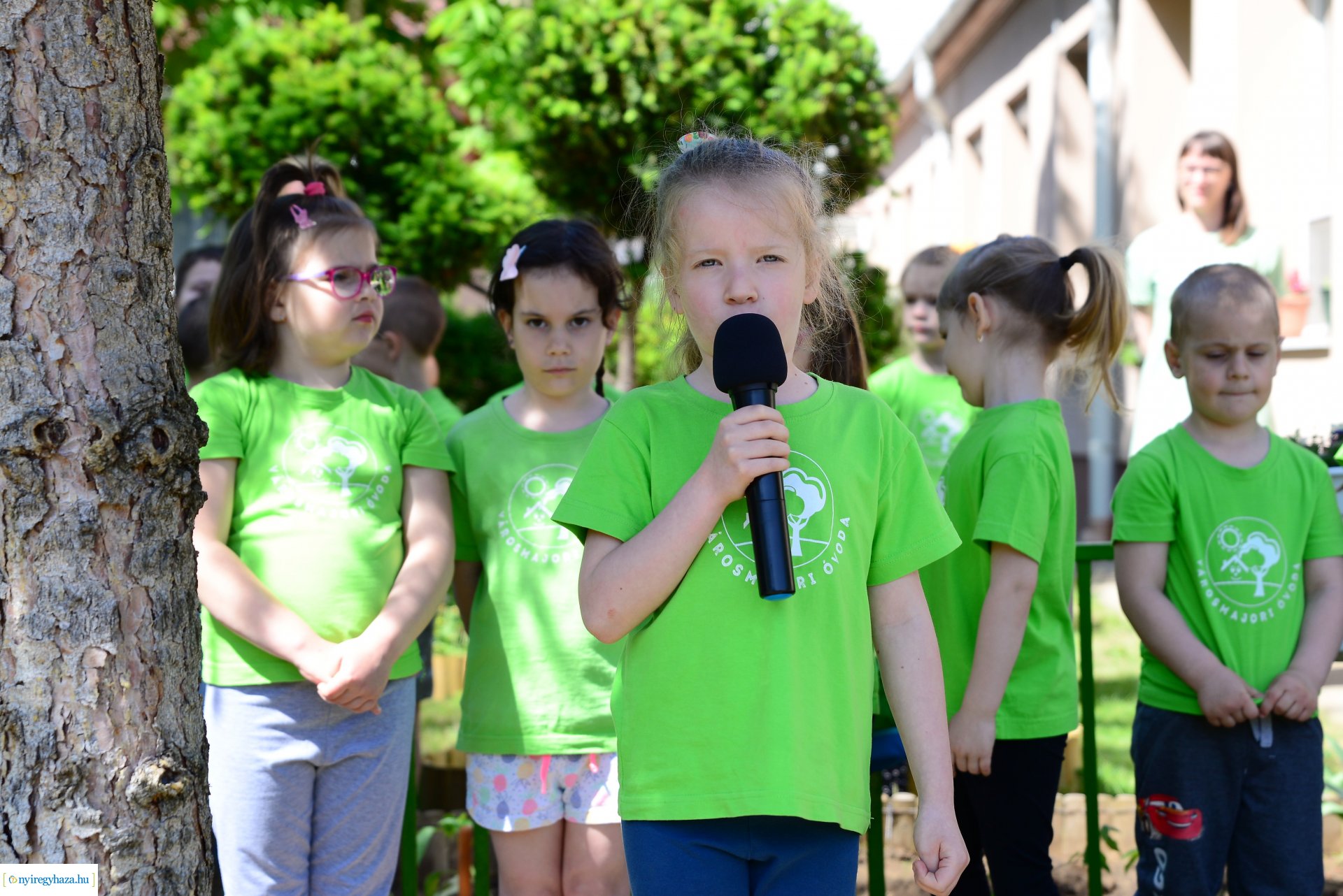 Ökokert átadás a Városmajor utcai óvodában