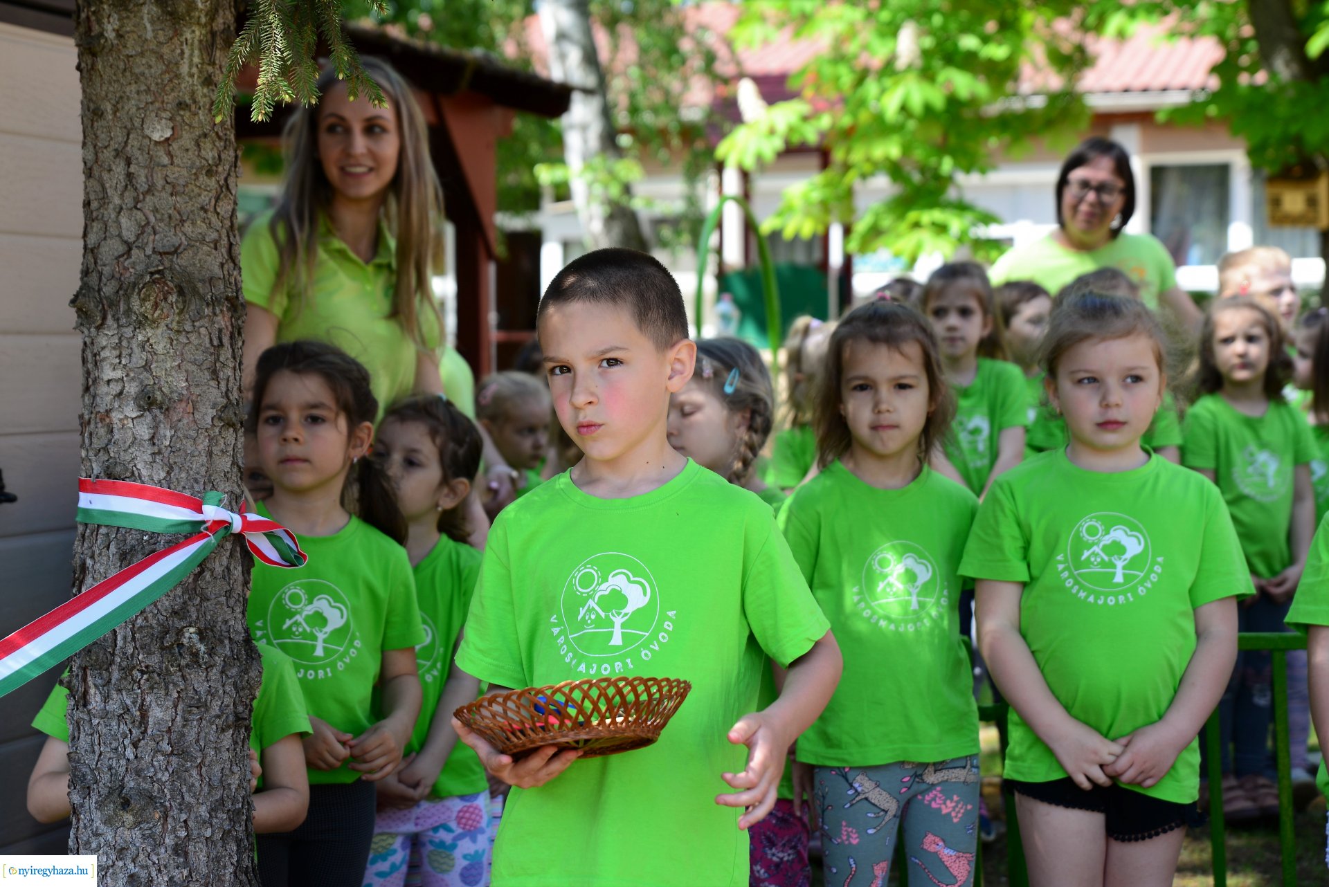 Ökokert átadás a Városmajor utcai óvodában