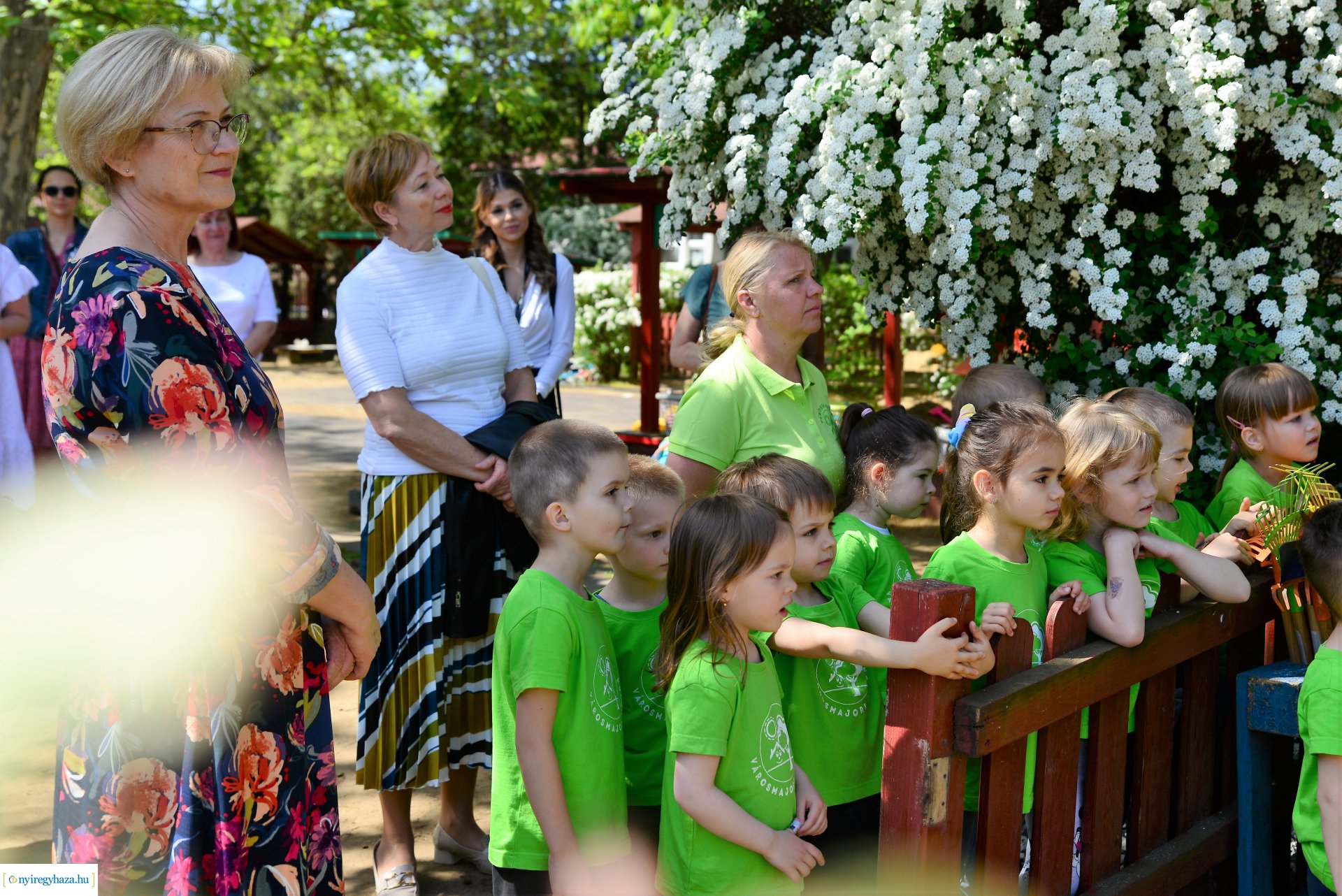 Ökokert átadás a Városmajor utcai óvodában