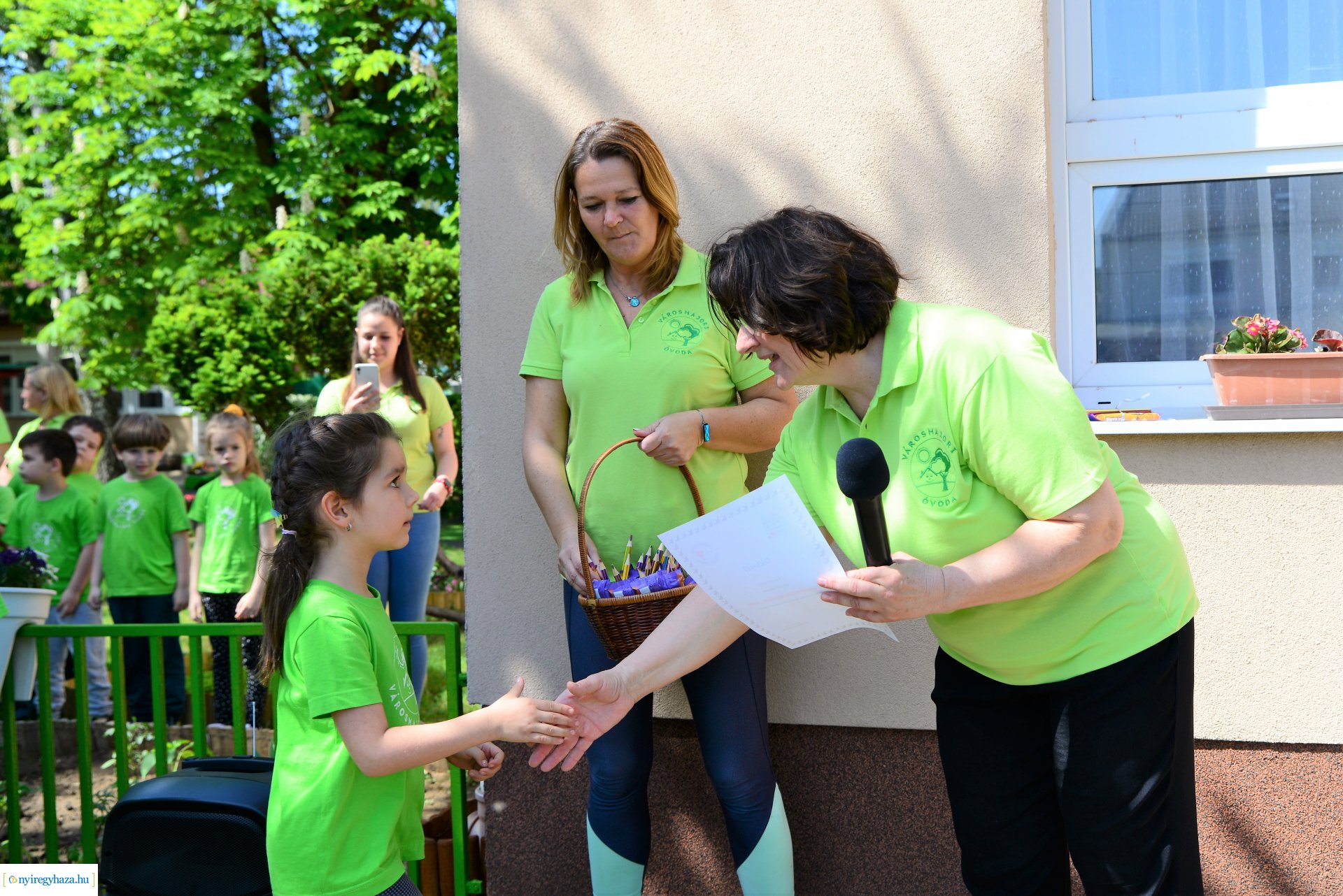 Ökokert átadás a Városmajor utcai óvodában