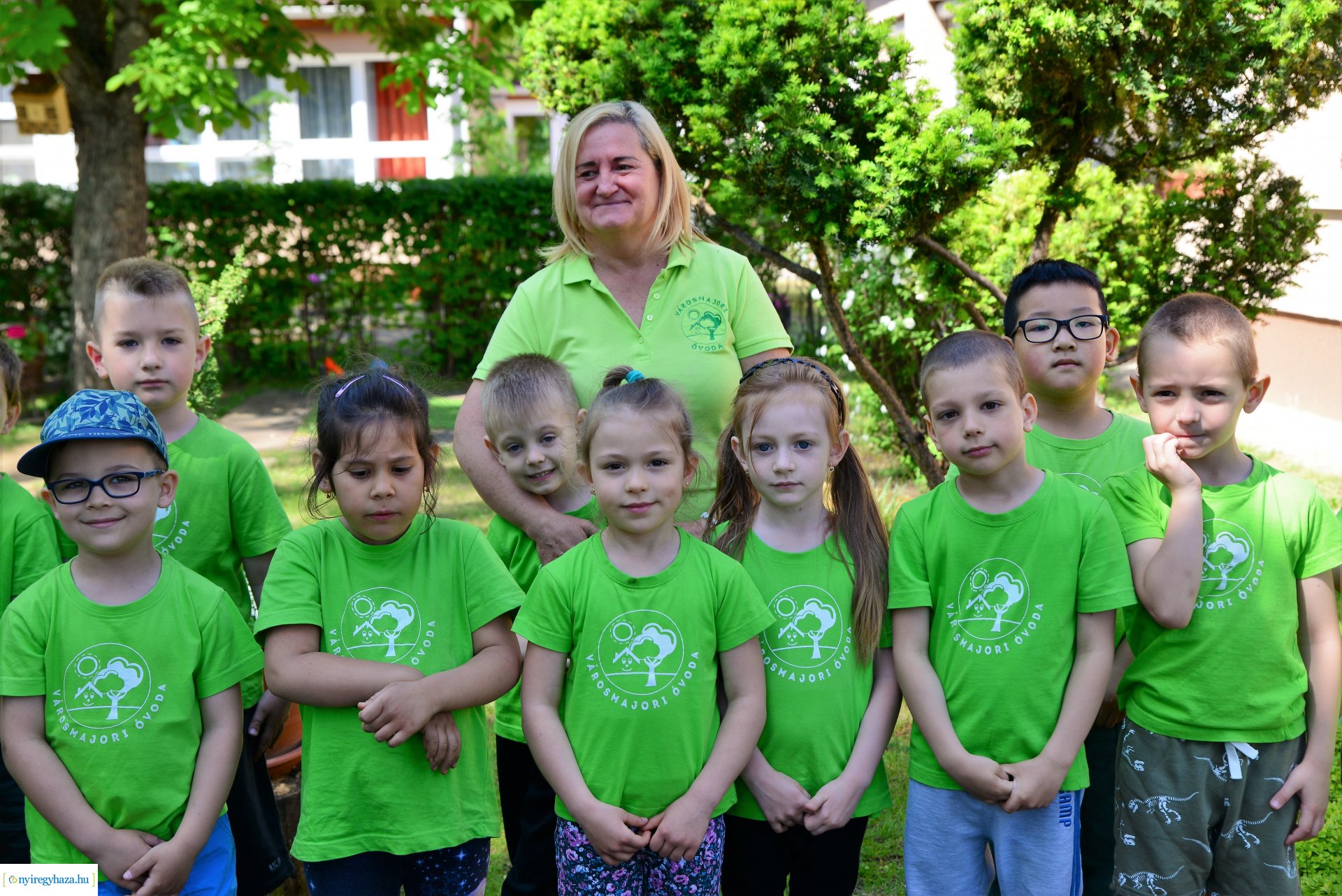 Ökokert átadás a Városmajor utcai óvodában