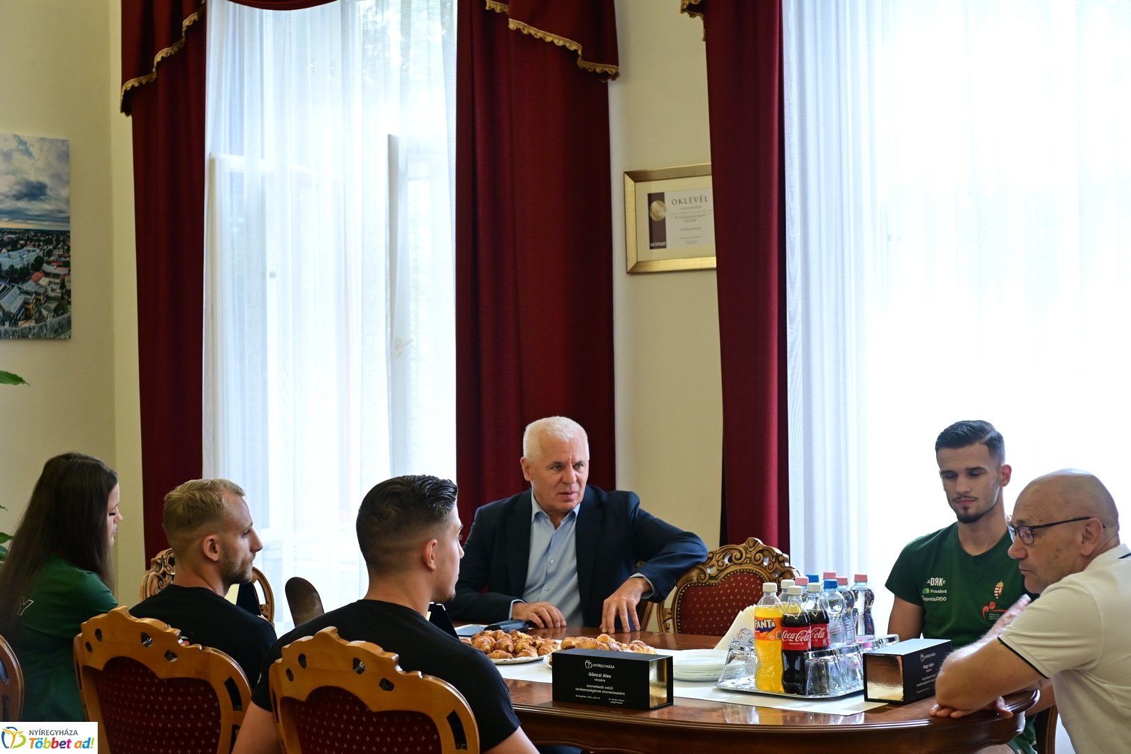 Ökölvívók fogadása a Városházán 2026 júliusában