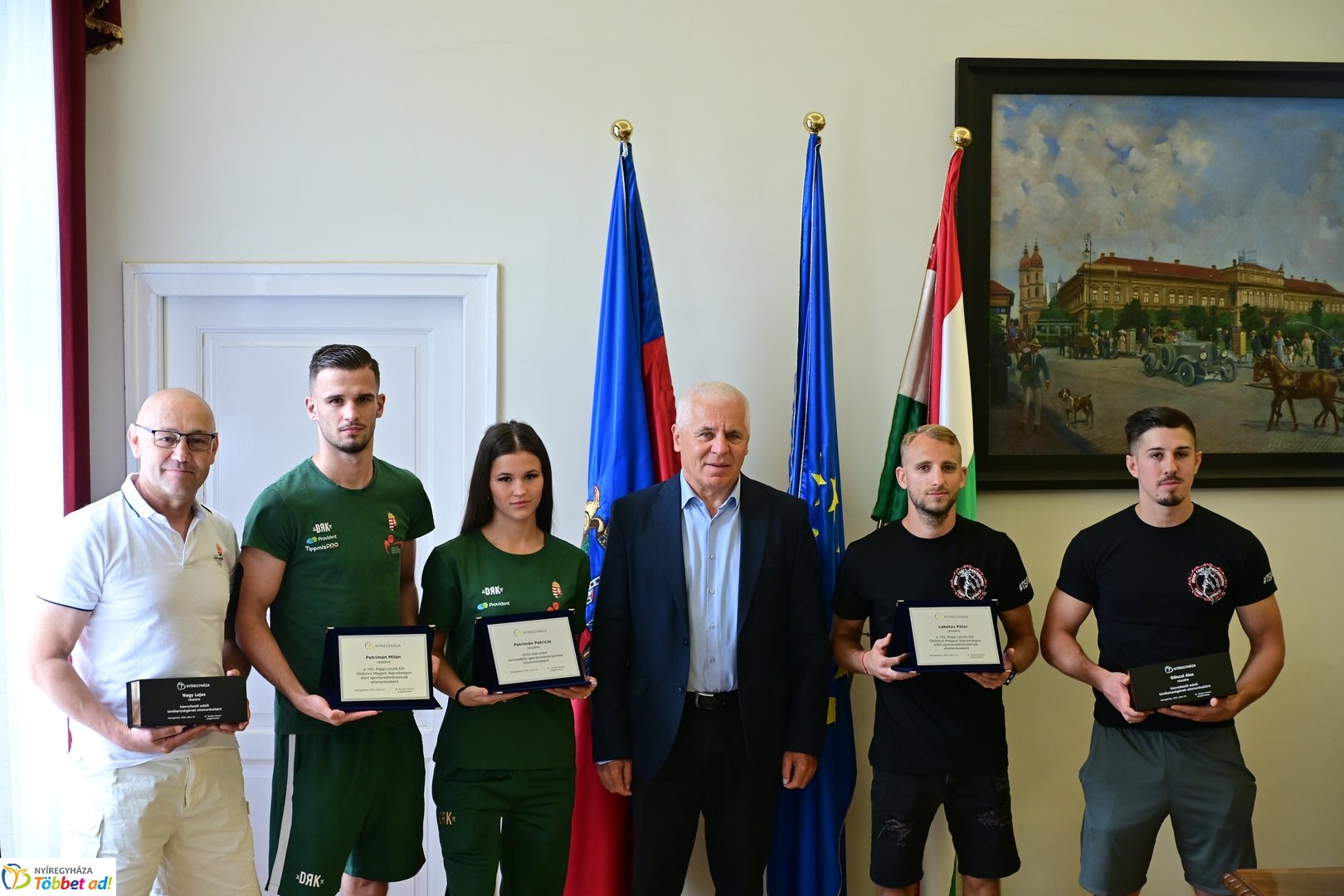 Ökölvívók fogadása a Városházán 2026 júliusában