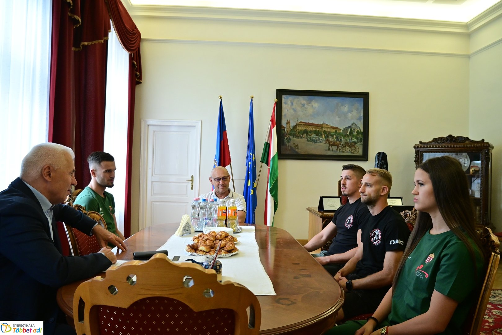 Ökölvívók fogadása a Városházán 2026 júliusában