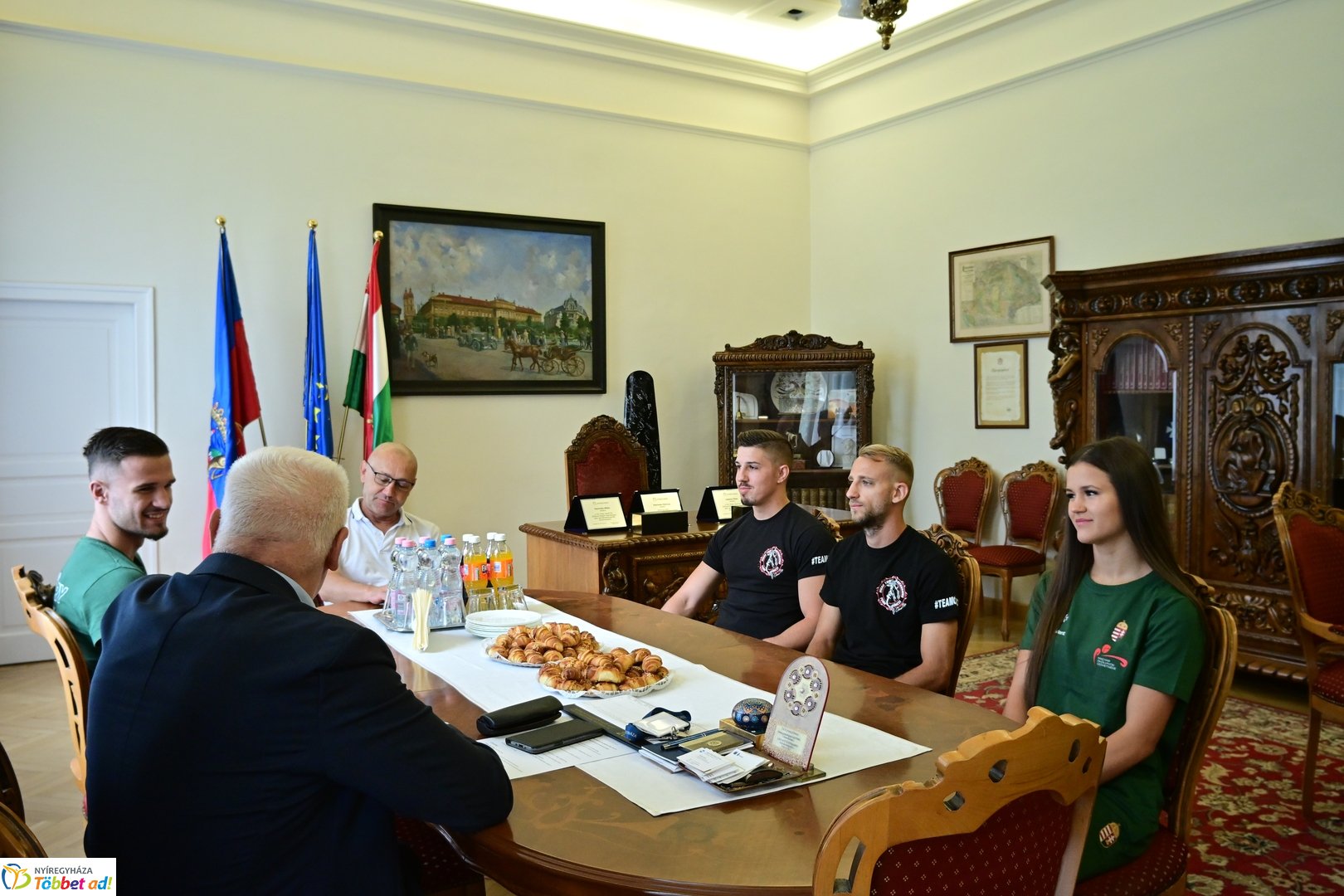 Ökölvívók fogadása a Városházán 2026 júliusában