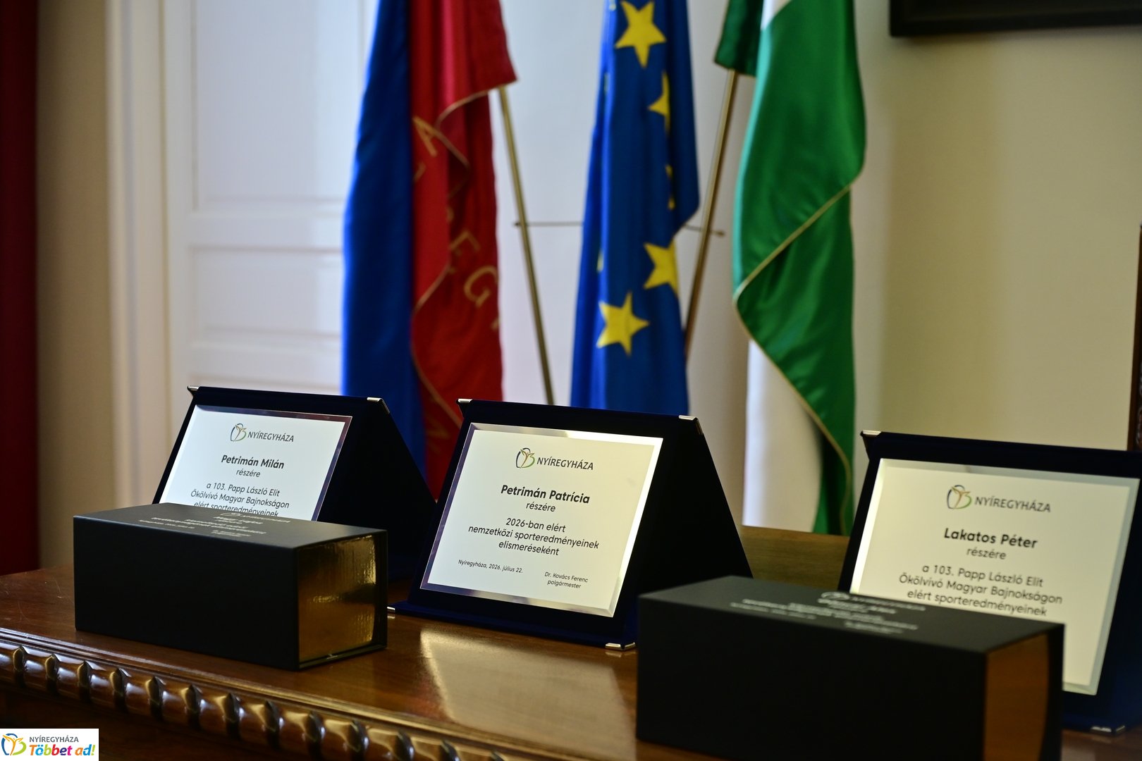 Ökölvívók fogadása a Városházán 2026 júliusában