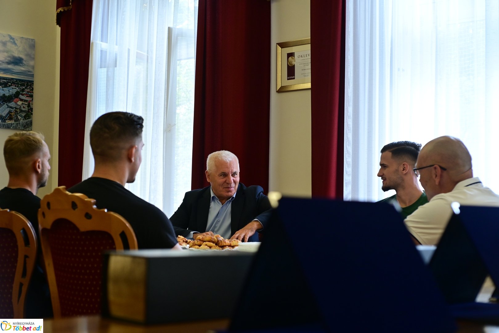 Ökölvívók fogadása a Városházán 2026 júliusában