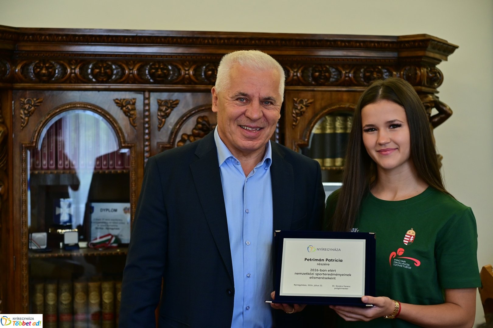 Ökölvívók fogadása a Városházán 2026 júliusában
