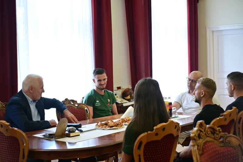 Ökölvívók fogadása a Városházán 2026 júliusában