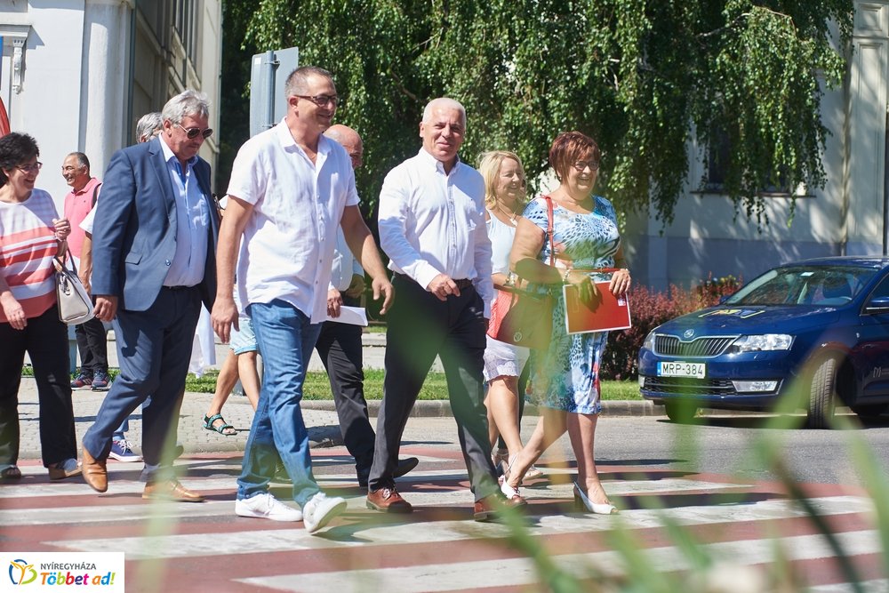 Okos-zebra a Kálvin téren